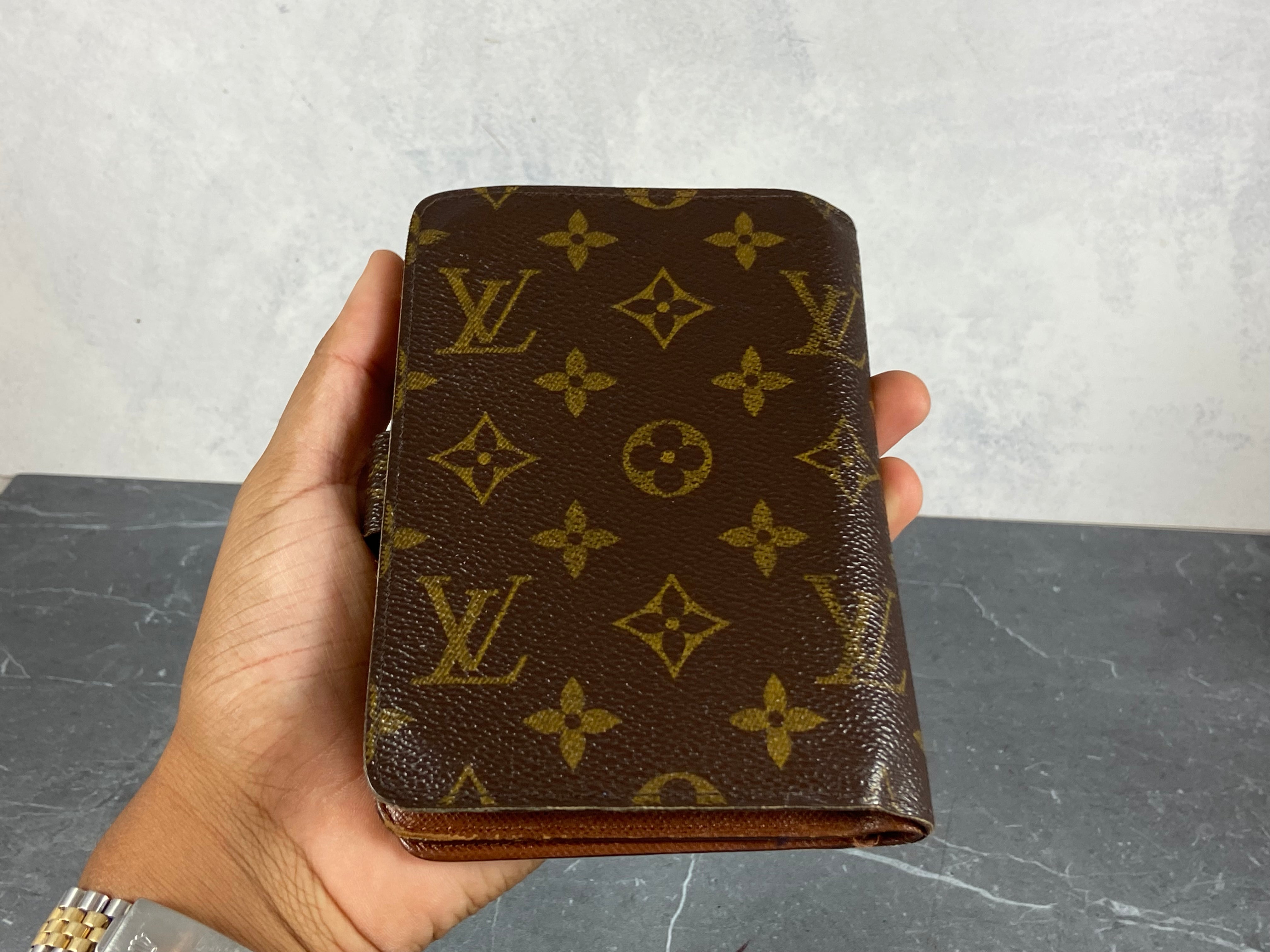 Louis Vuitton Porto Paper Zip Wallet Monogram Canvas