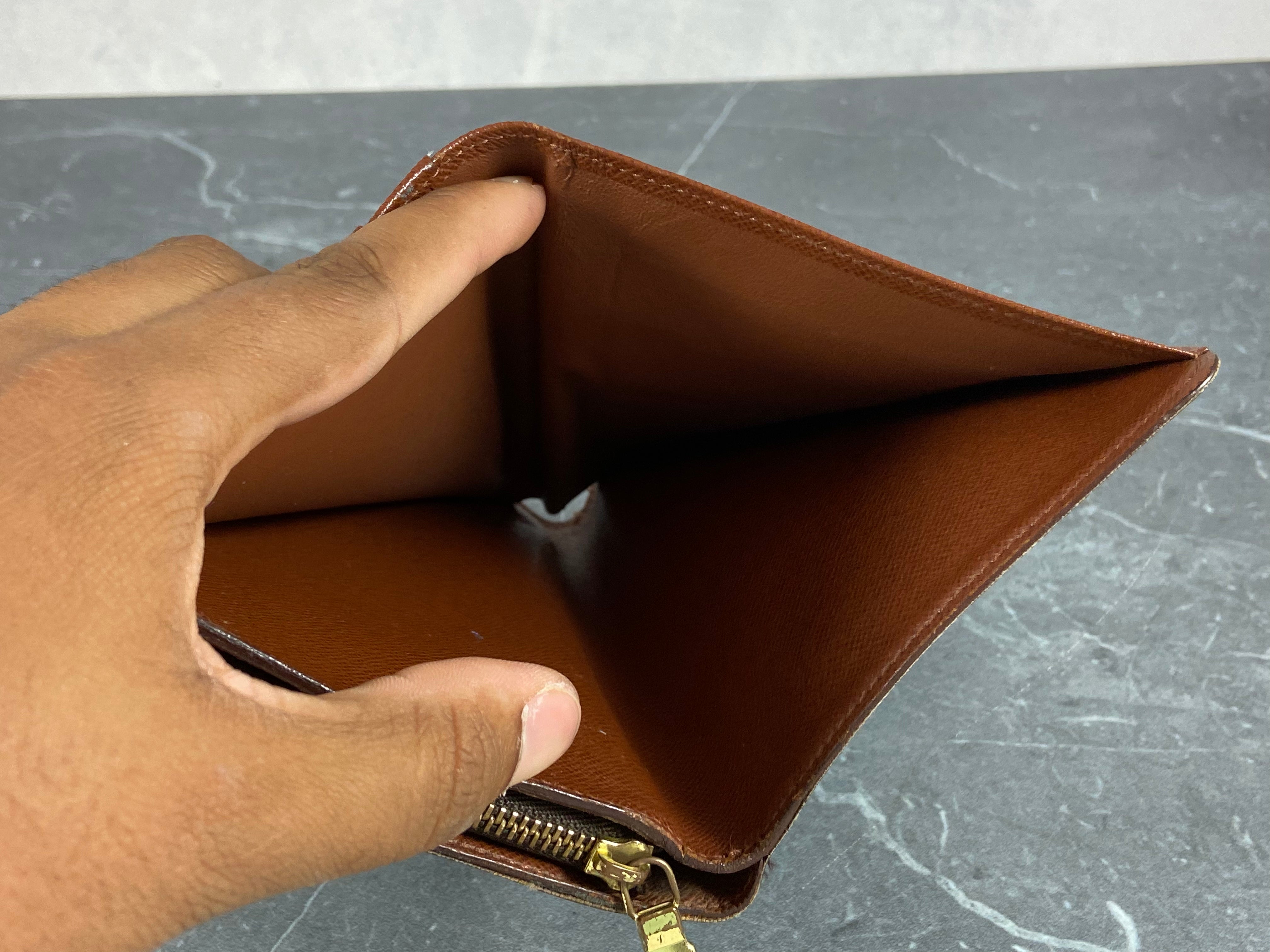 Louis Vuitton Porto Paper Zip Wallet Monogram Canvas