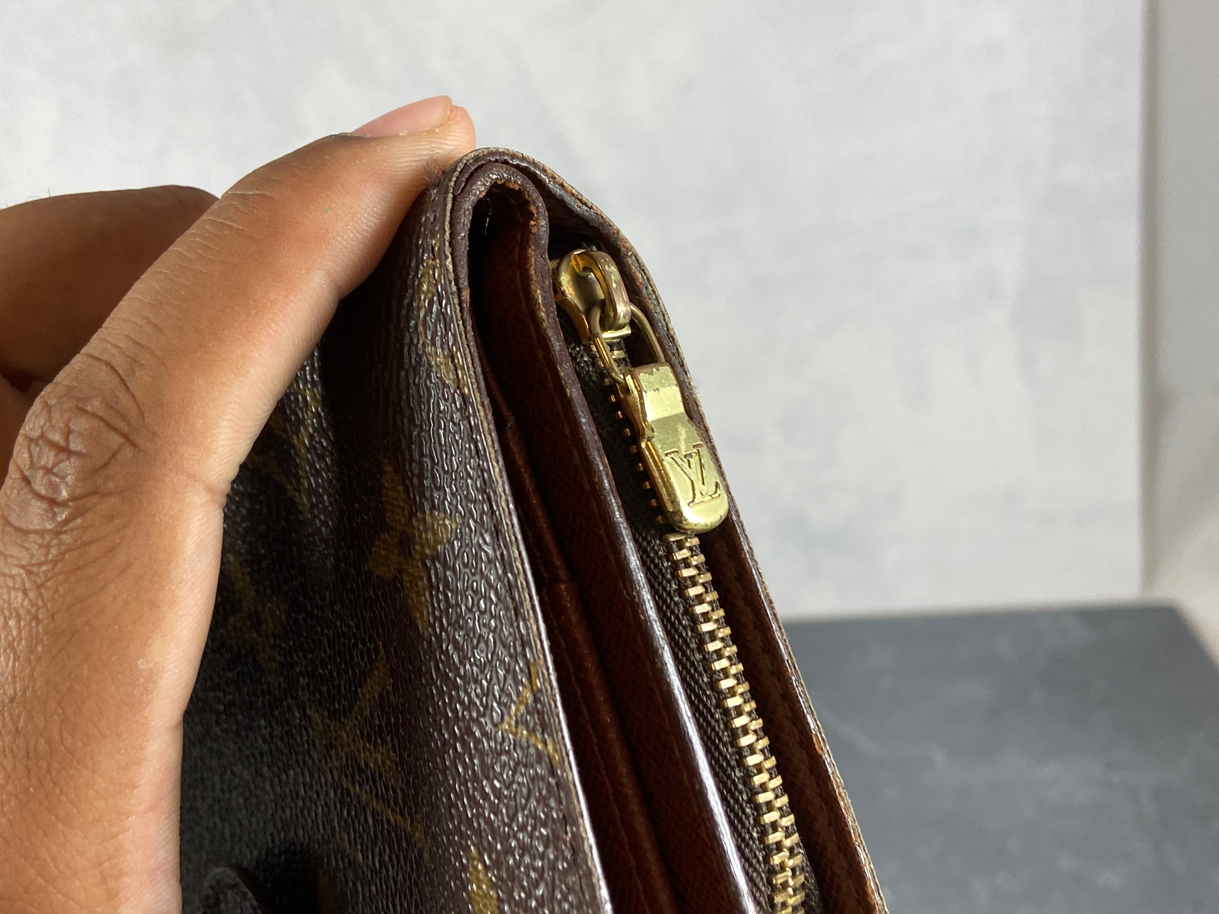 Louis Vuitton Porto Paper Zip Wallet Monogram Canvas