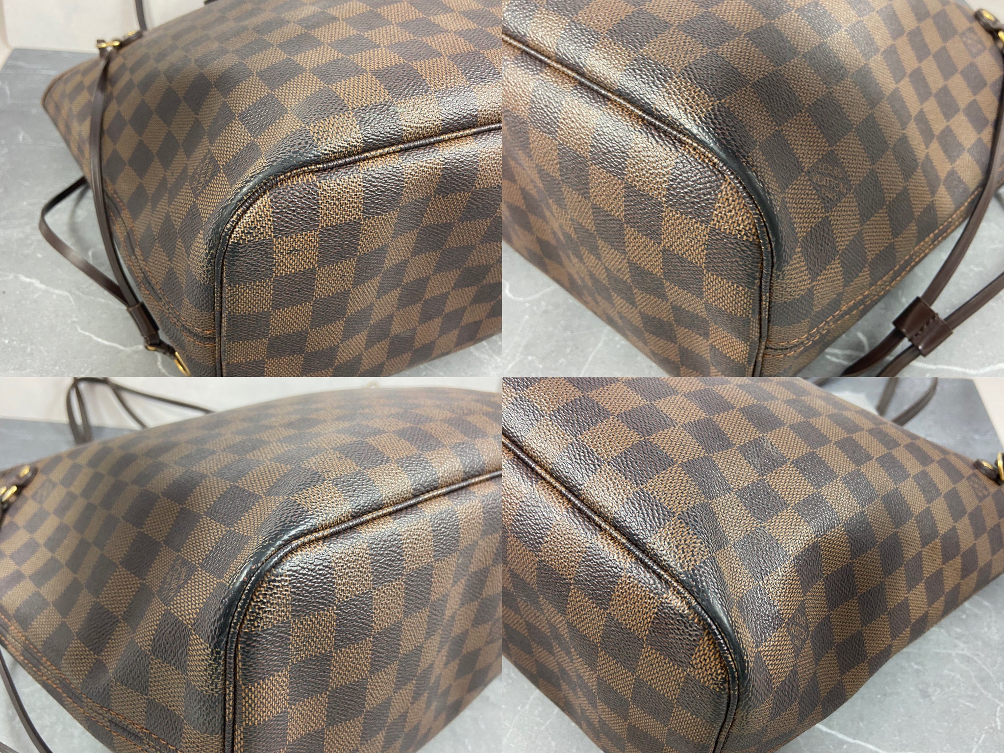 Louis Vuitton Neverfull MM Damier Ebene Canvas