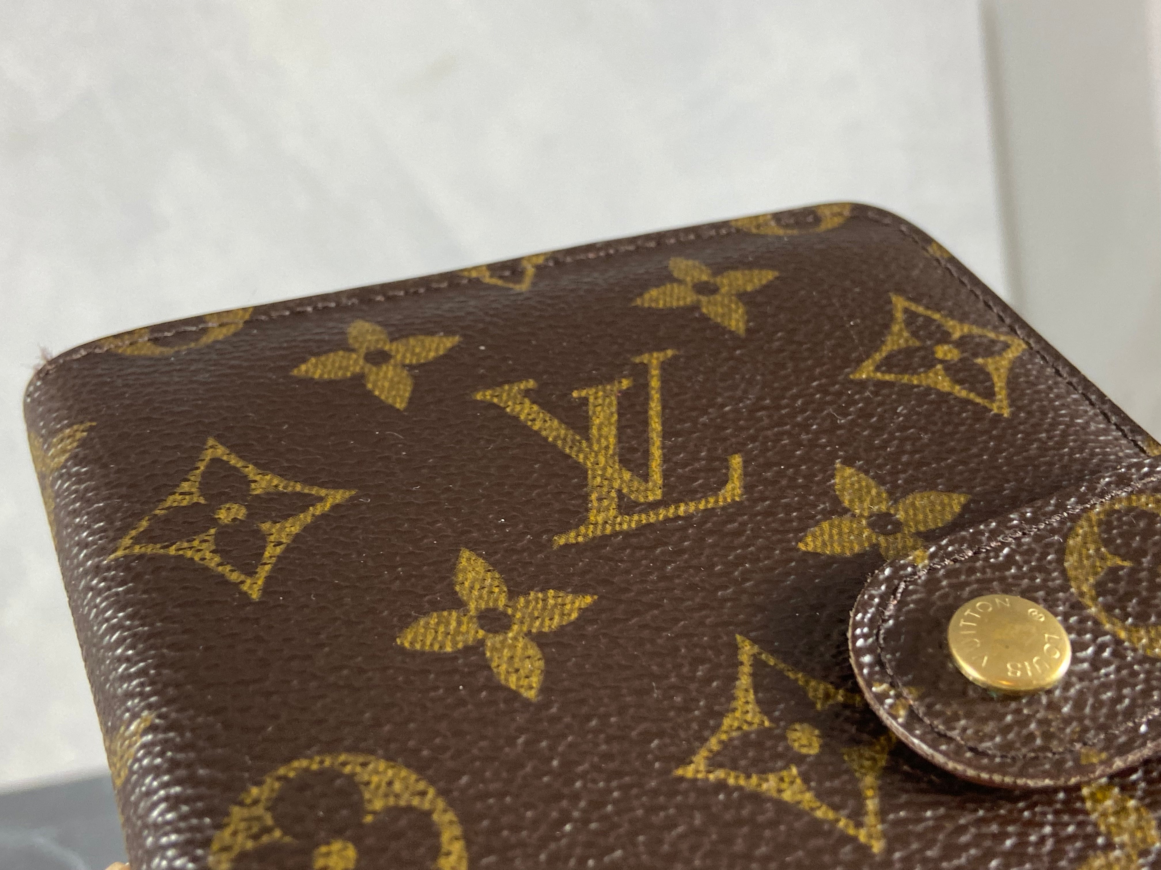 Louis Vuitton Porto Paper Zip Wallet Monogram Canvas