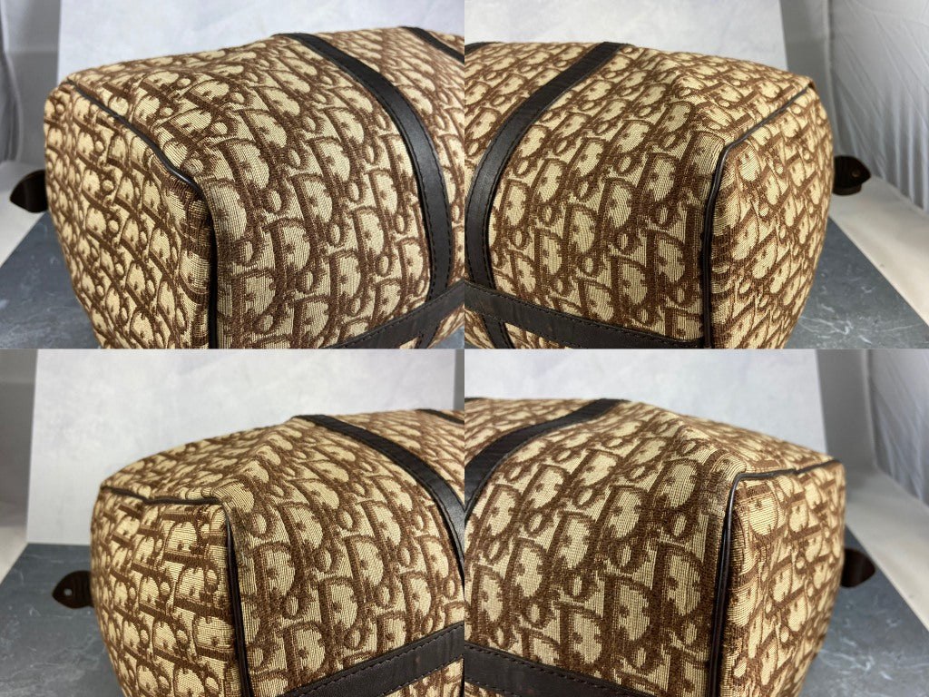 Christian Dior Boston / Duffle Bag Brown Trotter Monogram