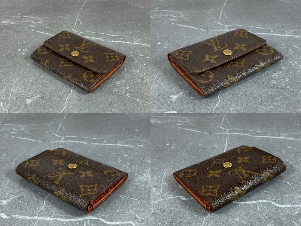 Louis Vuitton Small Wallet / Card Case Monogram Canvas