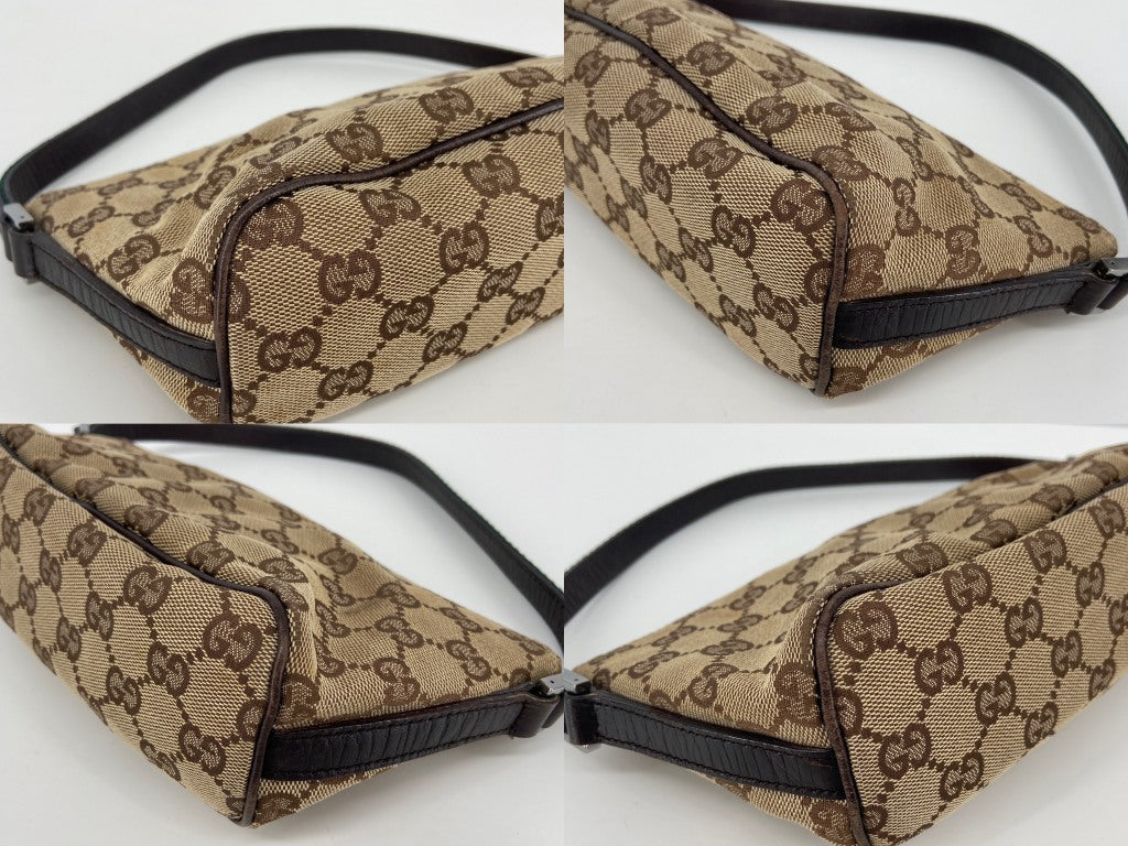 Gucci Banana Boat Accessory Pouch Beige GG Monogram