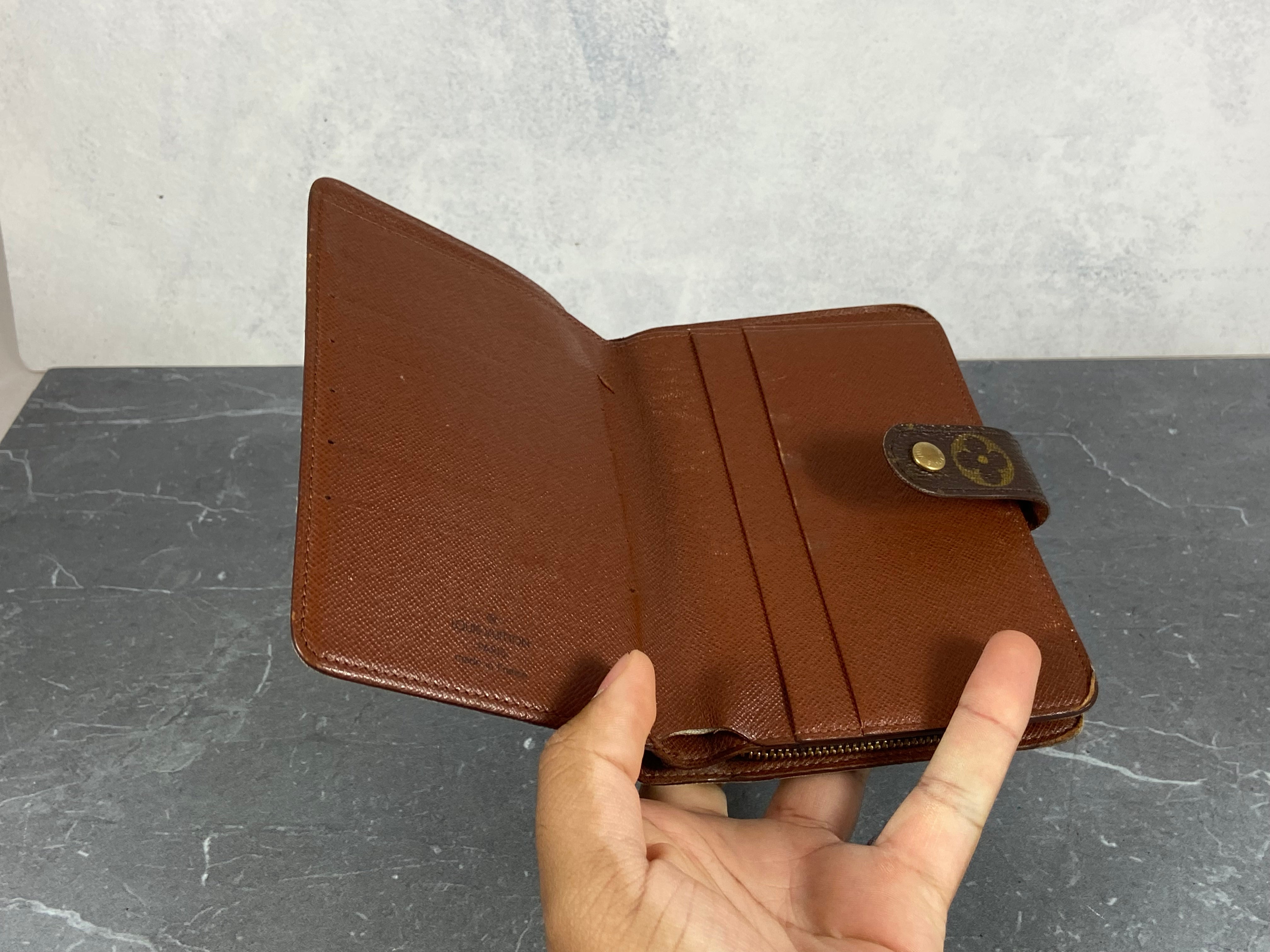 Louis Vuitton Porto Paper Zip Wallet Monogram Canvas