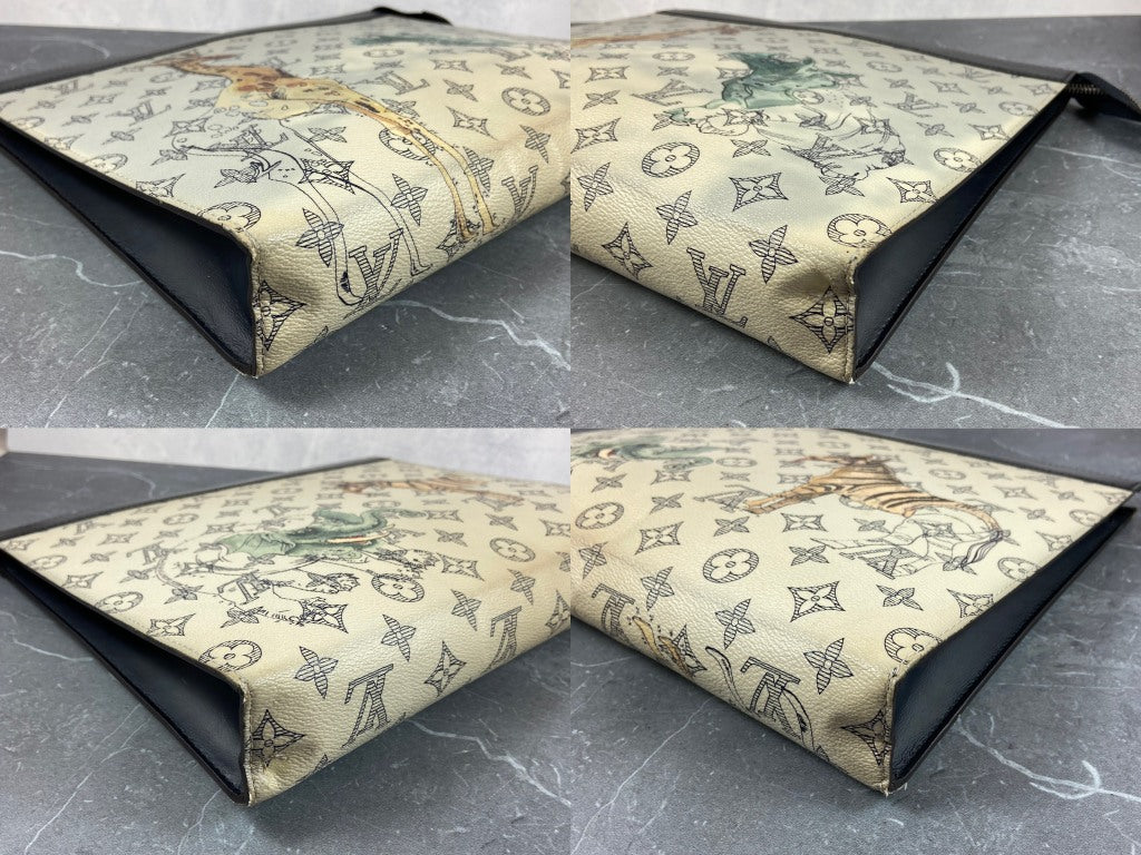 Louis Vuitton Savane Dune Chapman Monogram Pochette Voyage GM