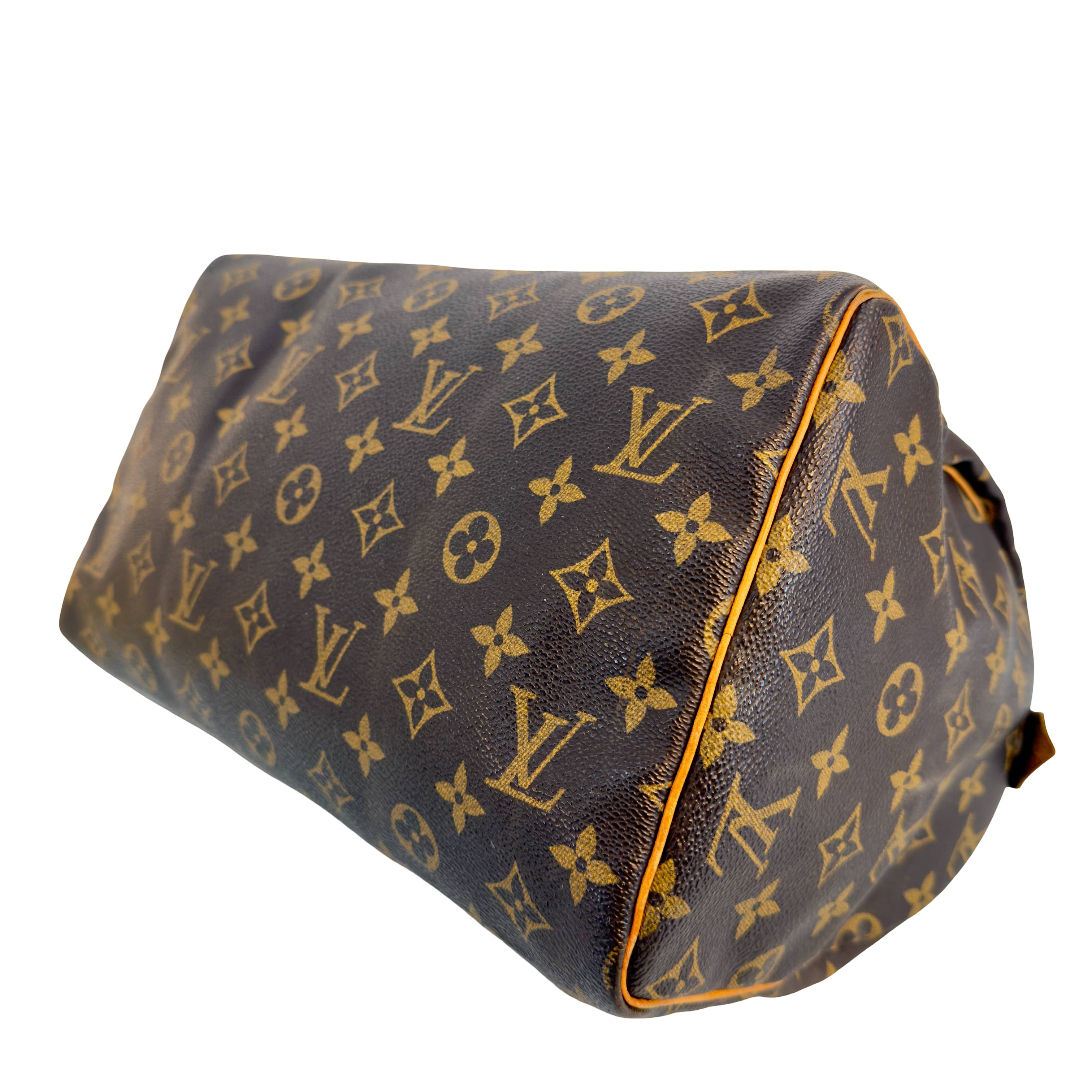 Louis Vuitton Speedy 30 Braun Monogram Canvas