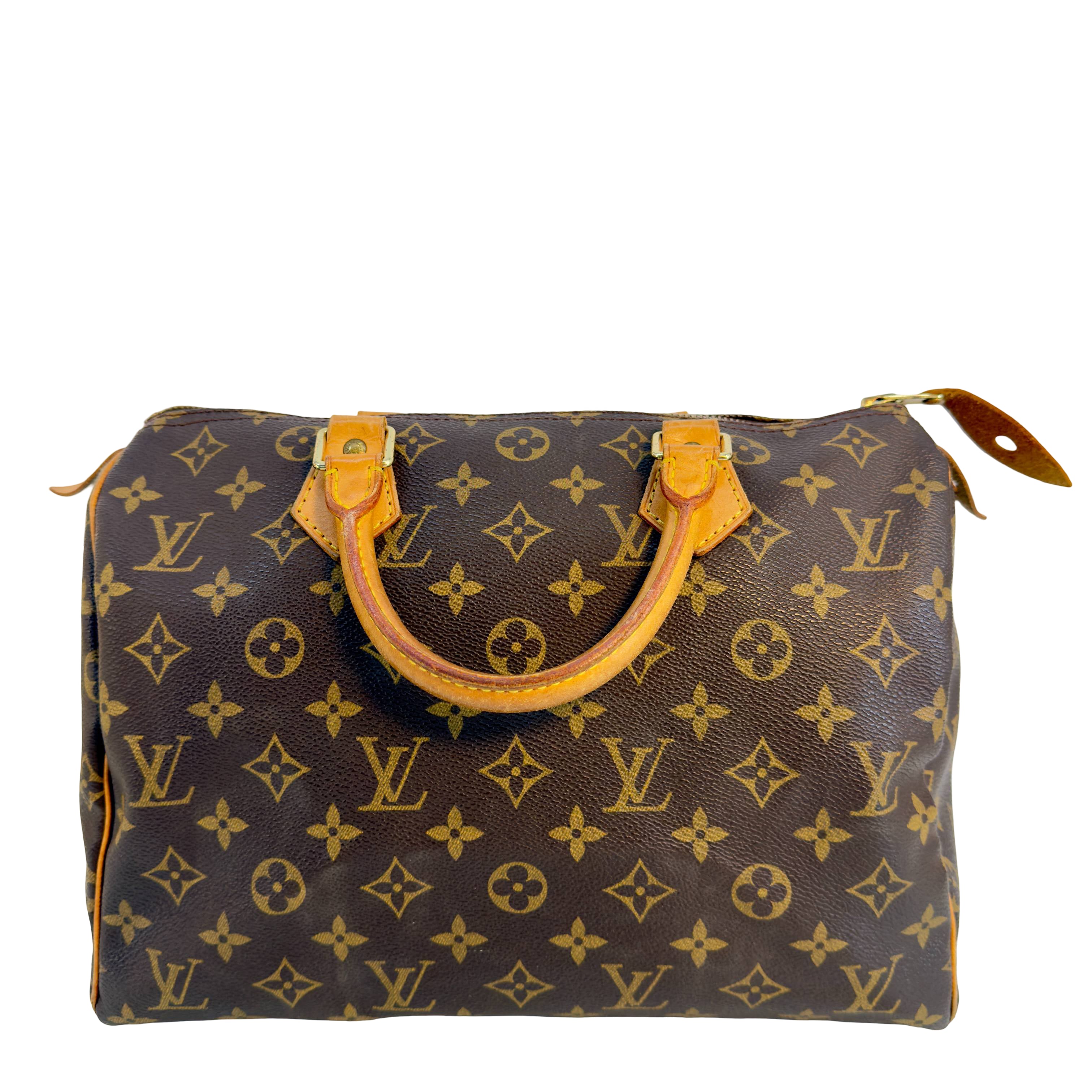 Louis Vuitton Speedy 30 Braun Monogram Canvas