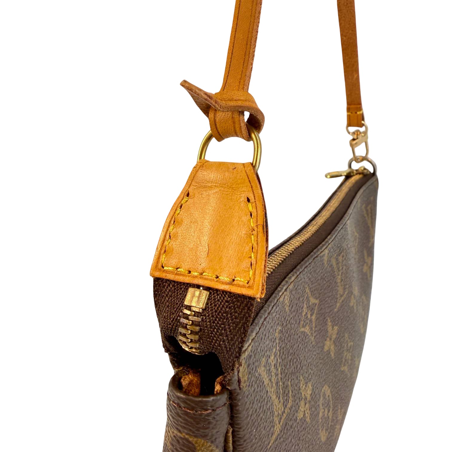 Louis Vuitton Pochette Accessoires Braun Monogram Canvas
