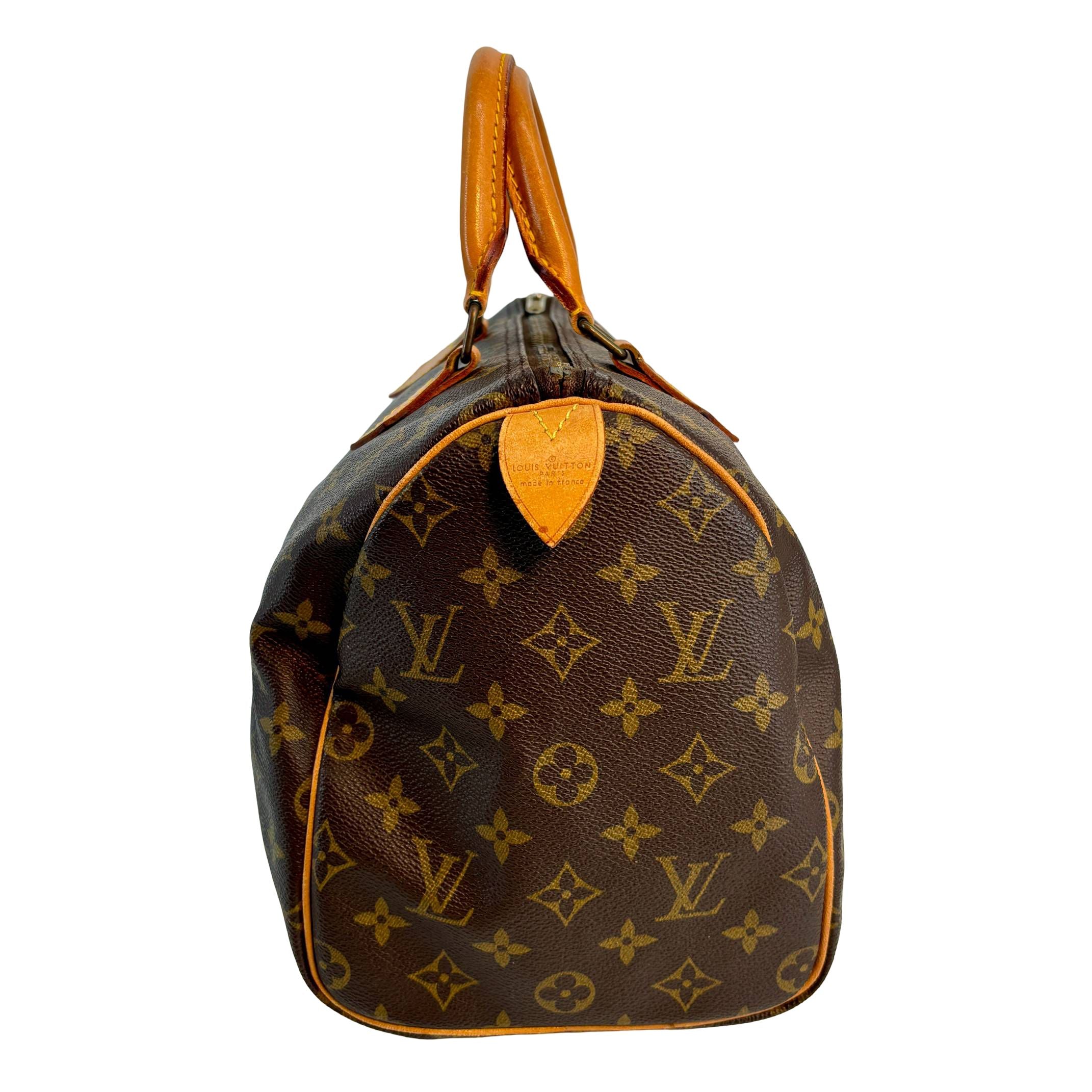 Louis Vuitton Speedy 30 Braun Monogram Canvas