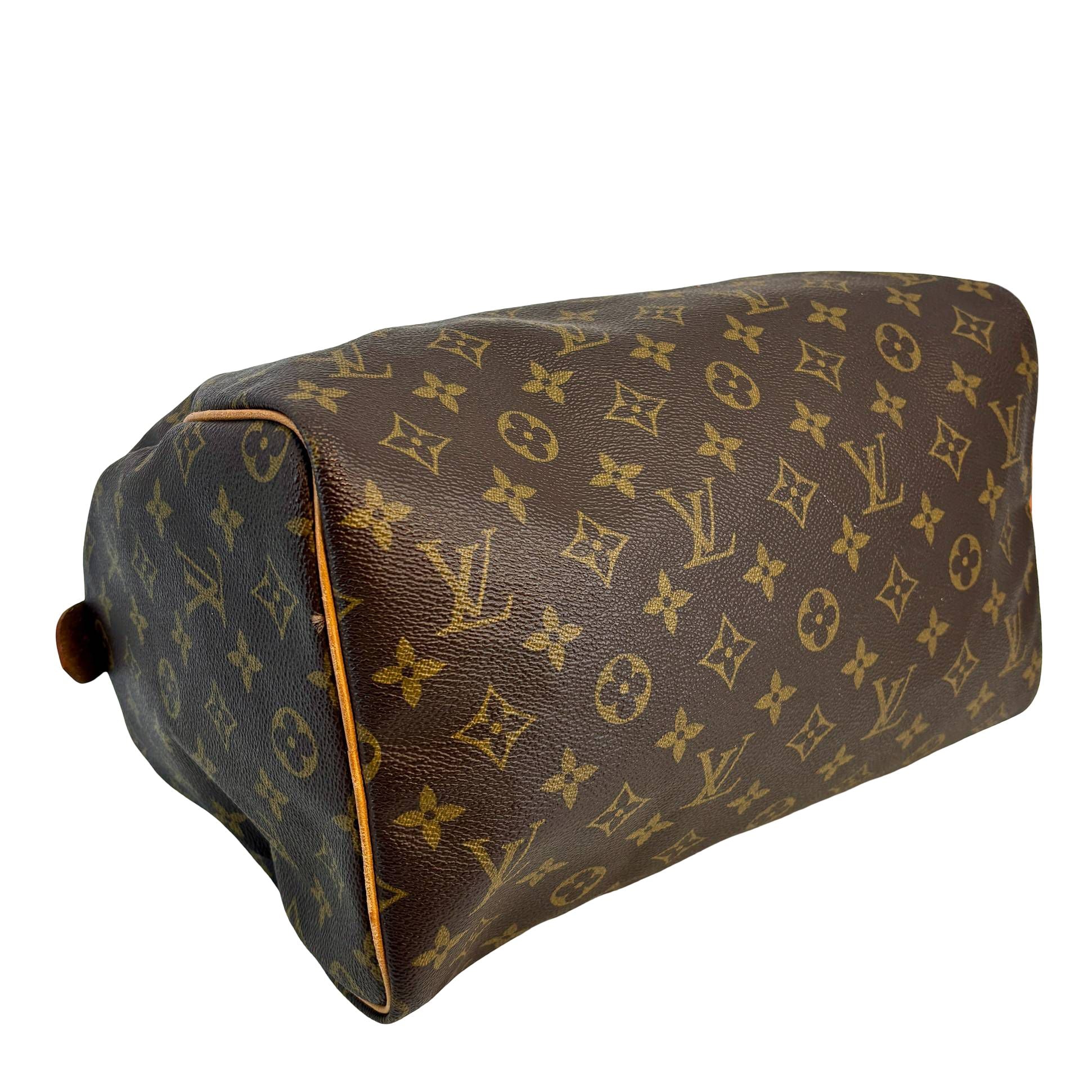 Louis Vuitton Speedy 30 Braun Monogram Canvas