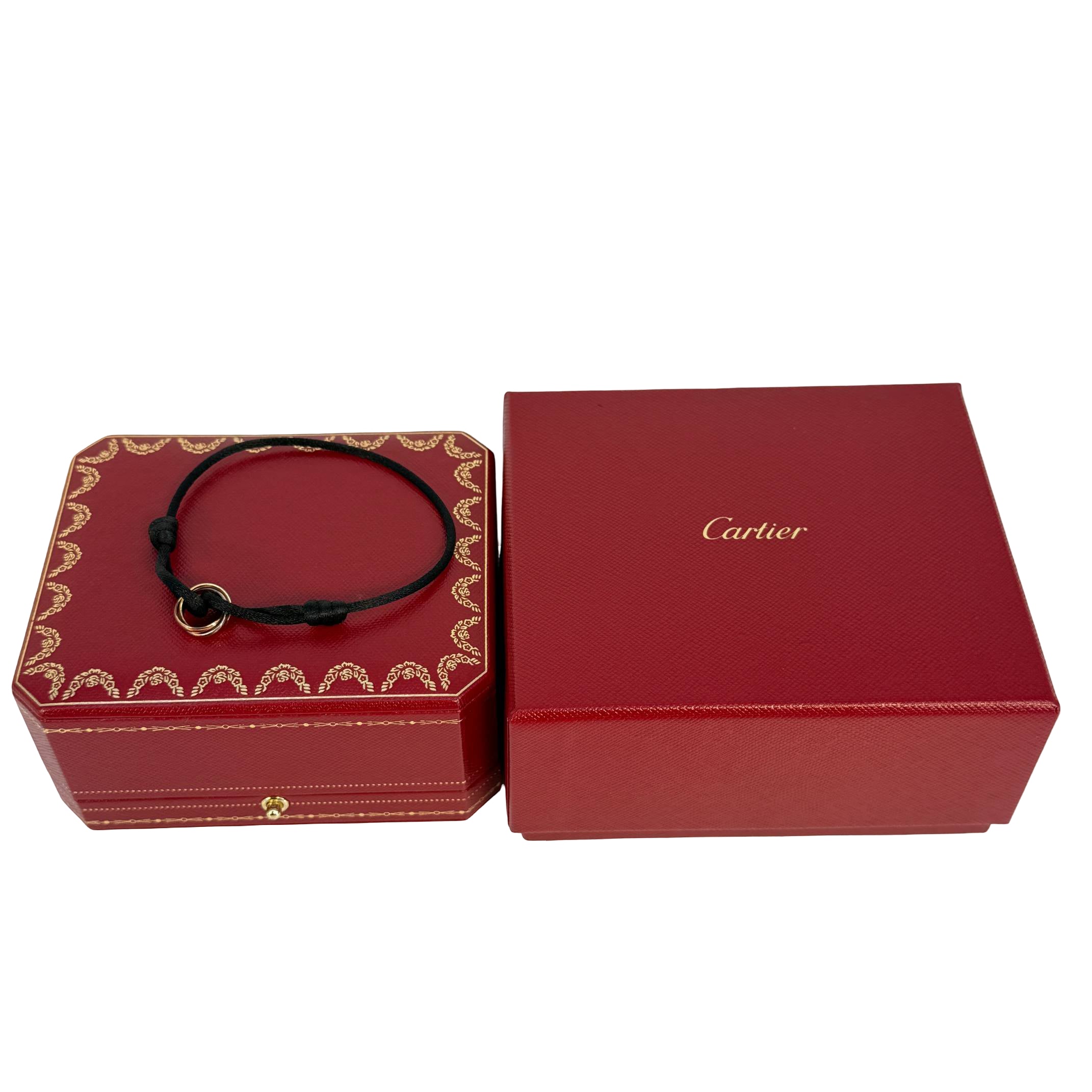 Cartier Trinity Bracelet Schwarz 750 Gold