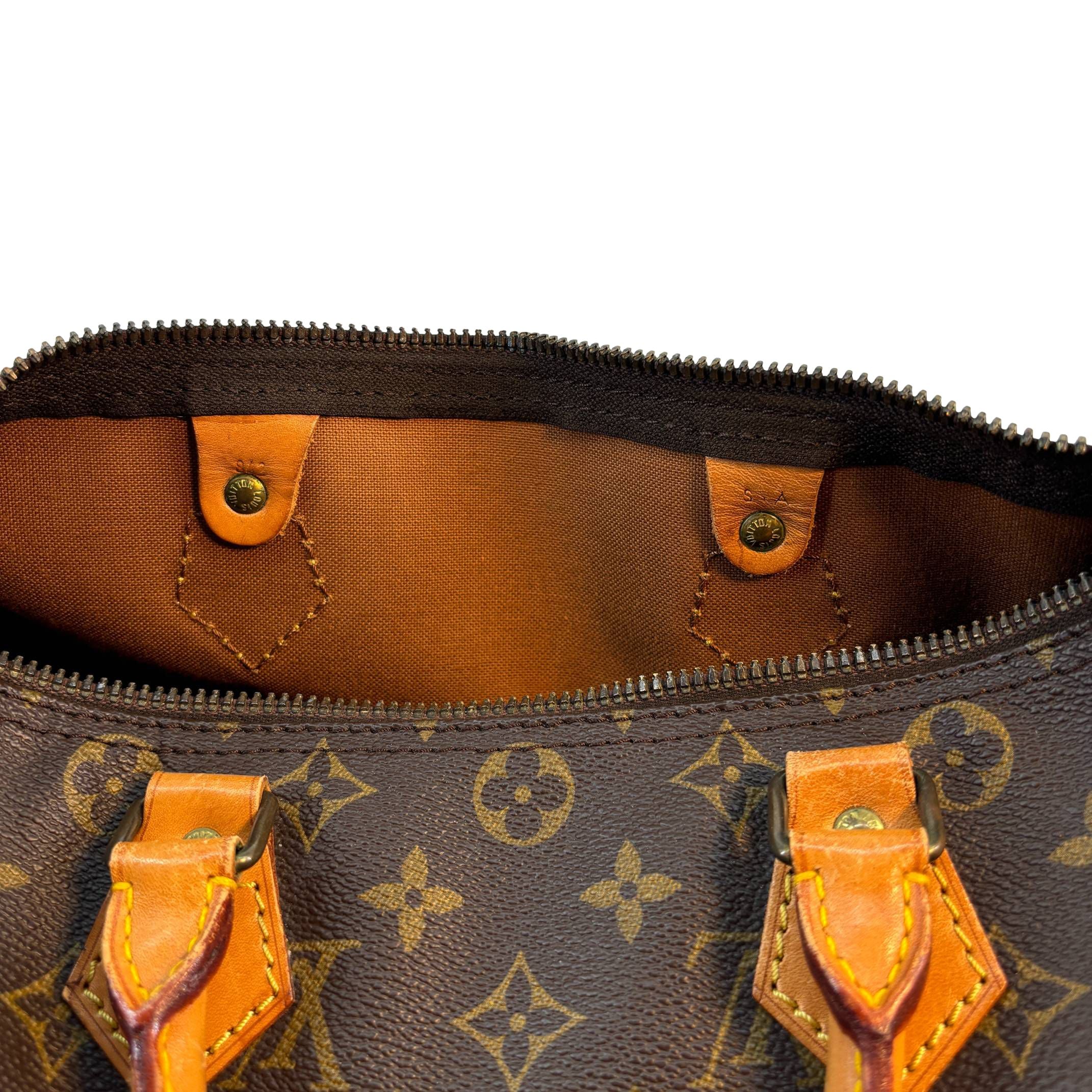 Louis Vuitton Speedy 30 Braun Monogram Canvas
