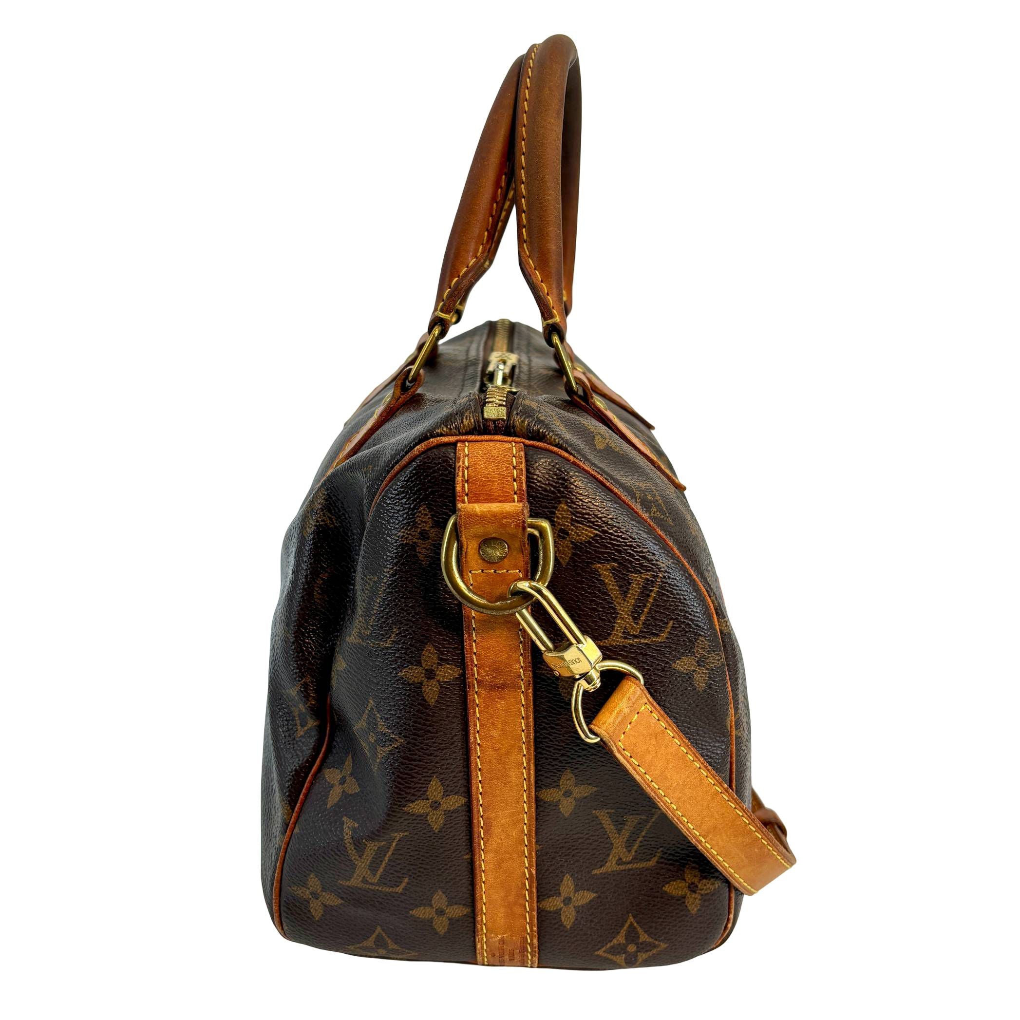 Louis Vuitton Speedy 25 Bandoulière Braun Monogram Canvas