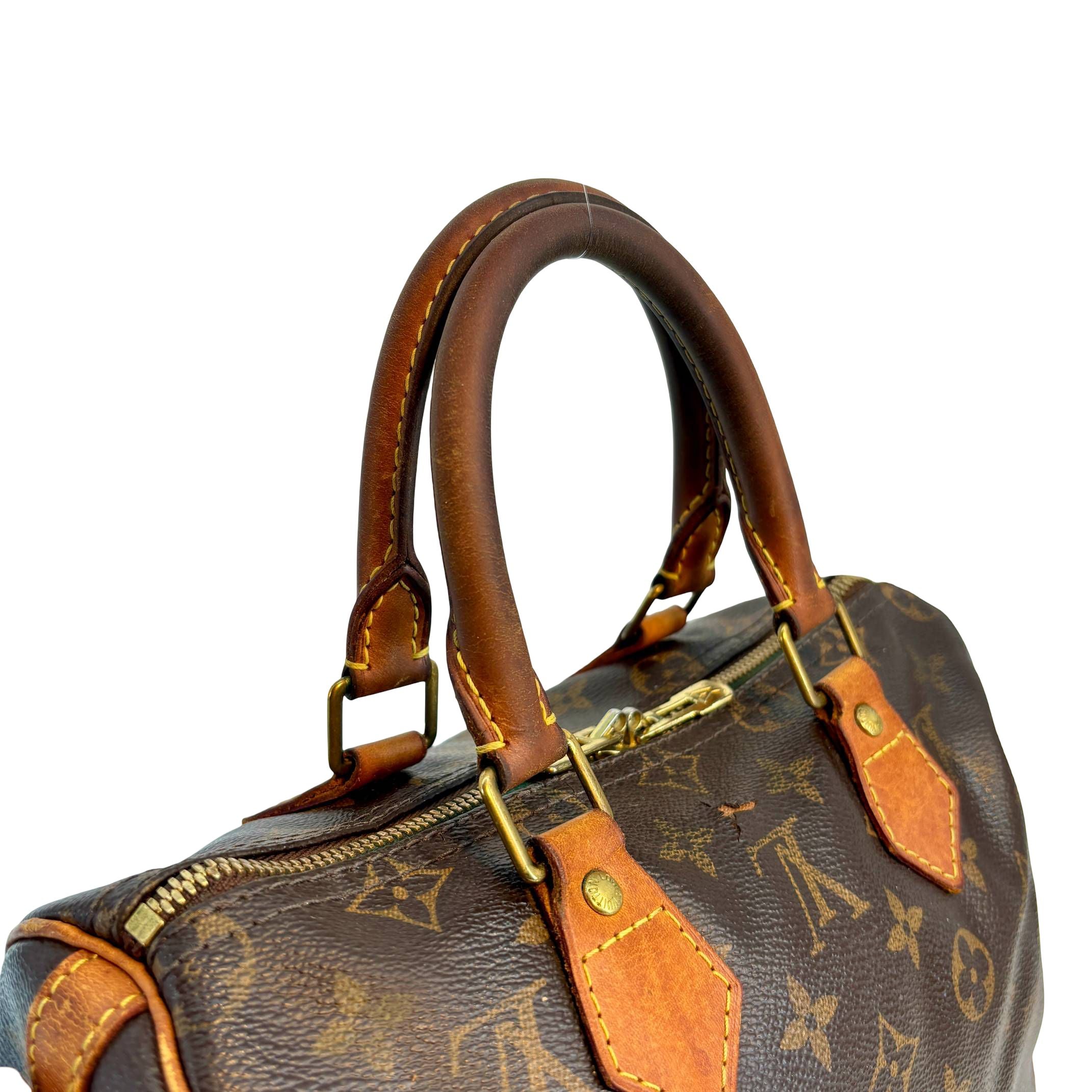 Louis Vuitton Speedy 25 Bandoulière Braun Monogram Canvas