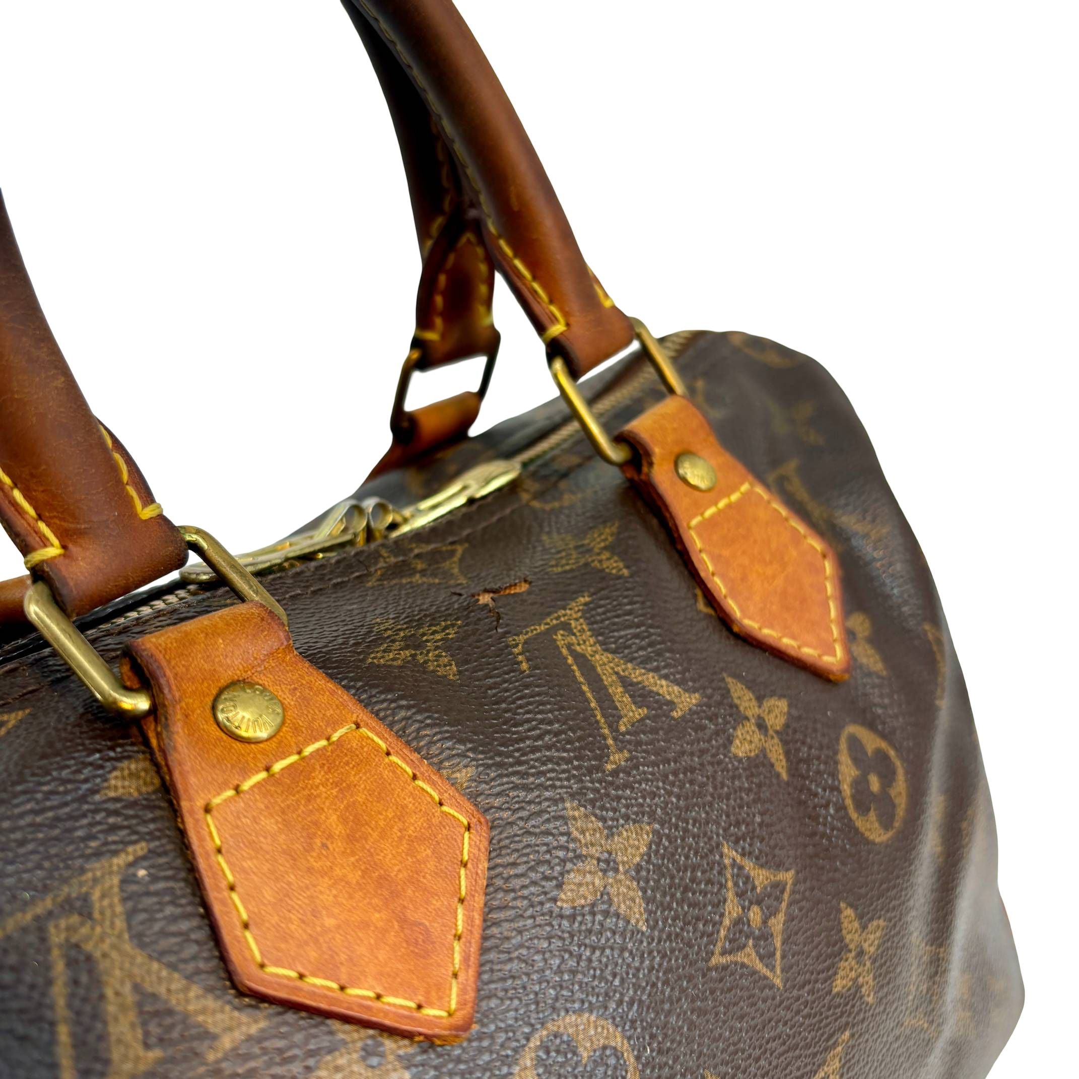 Louis Vuitton Speedy 25 Bandoulière Braun Monogram Canvas