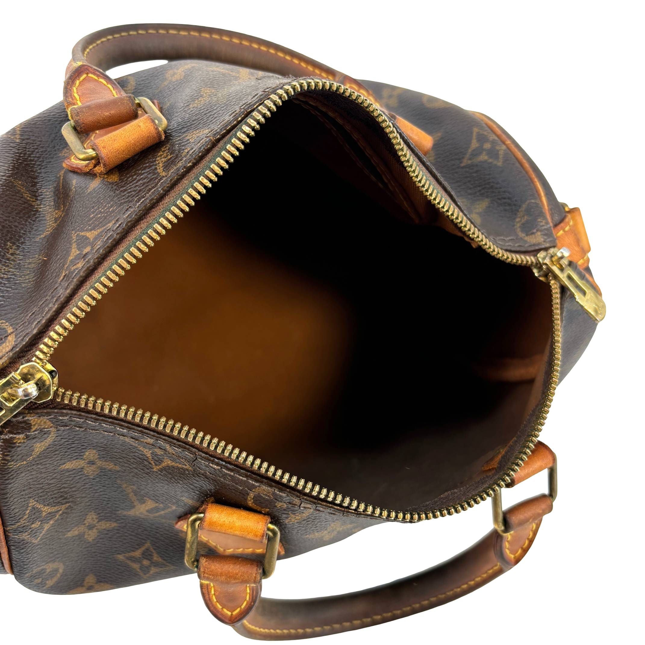 Louis Vuitton Speedy 25 Bandoulière Braun Monogram Canvas