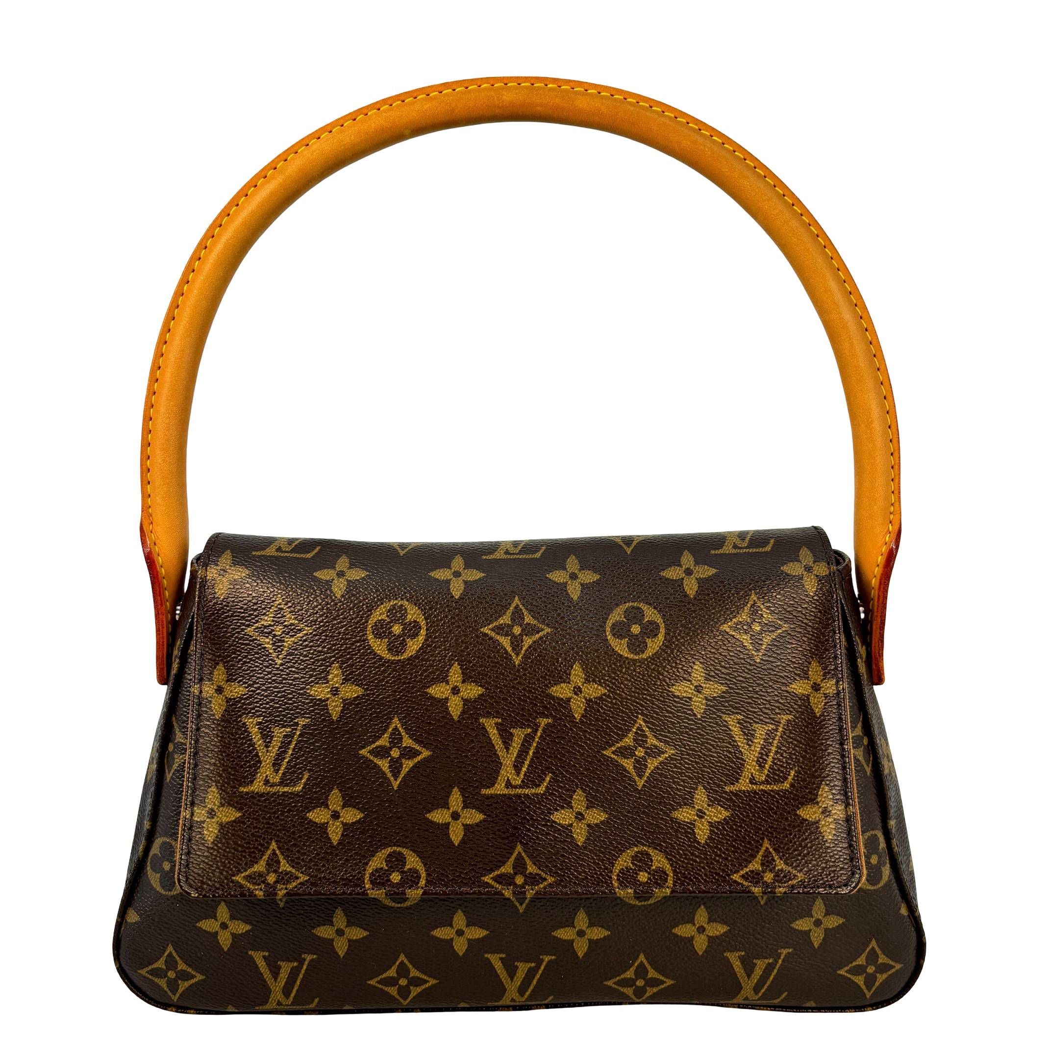 Louis Vuitton Looping PM Braun Monogram Canvas