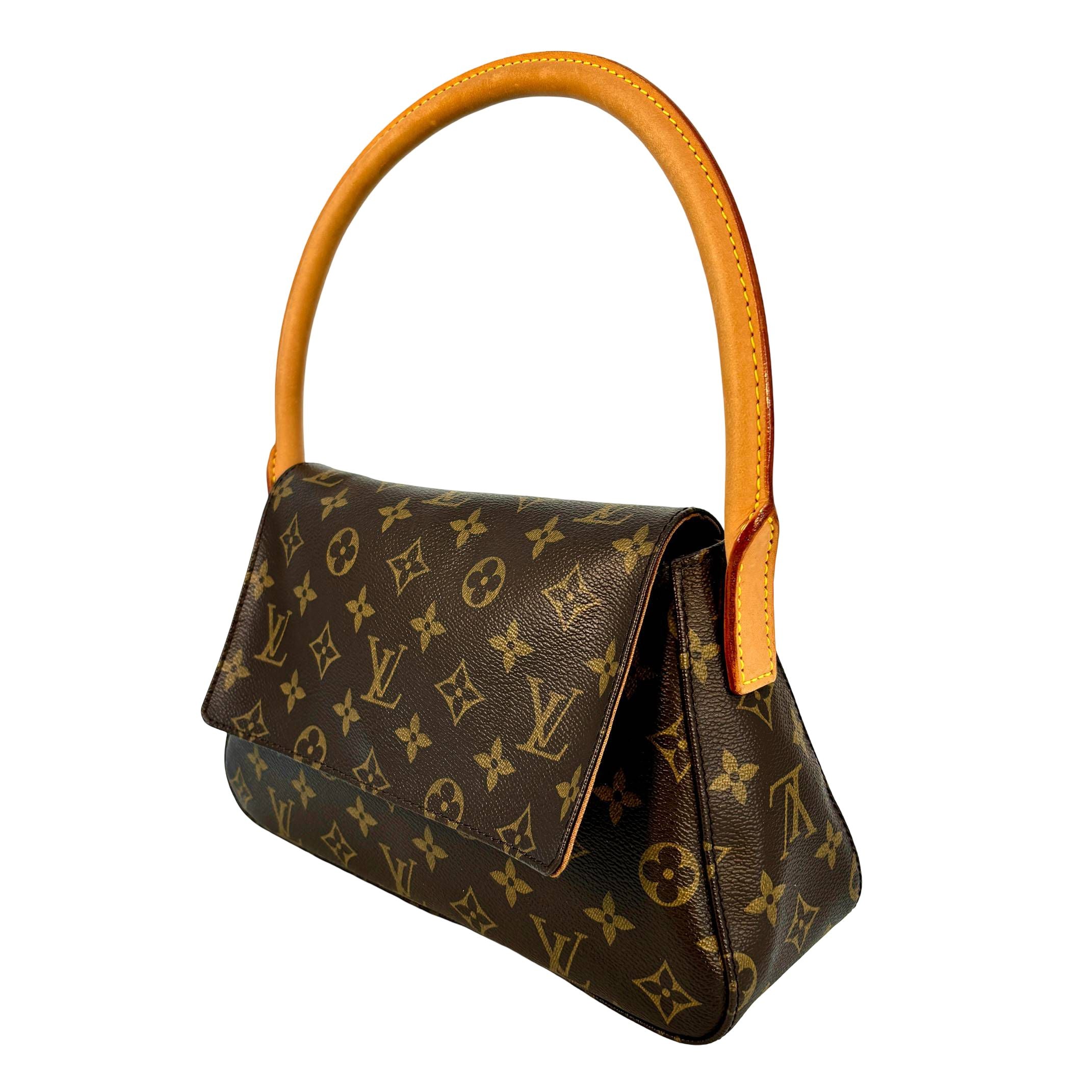 Louis Vuitton Looping PM Braun Monogram Canvas