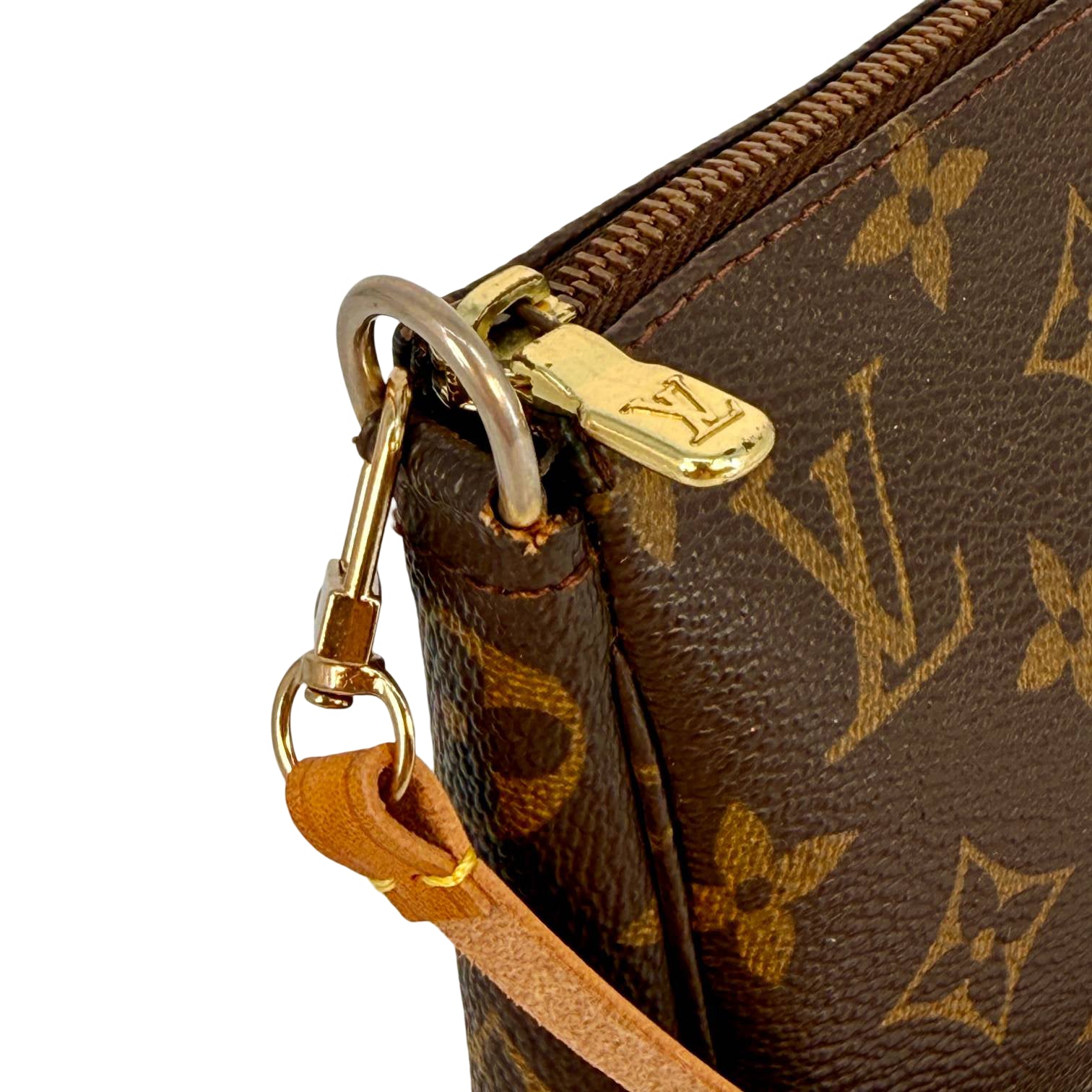 Louis Vuitton Pochette Accessoires Braun Monogram Canvas