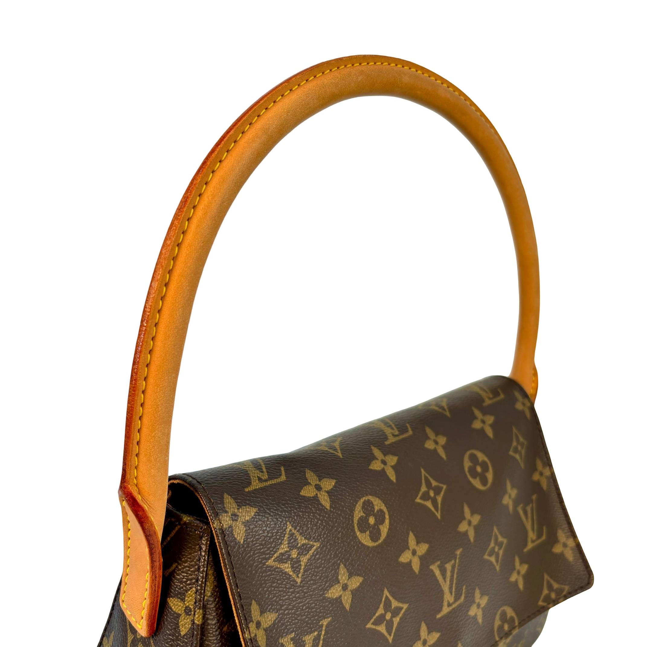 Louis Vuitton Looping PM Braun Monogram Canvas