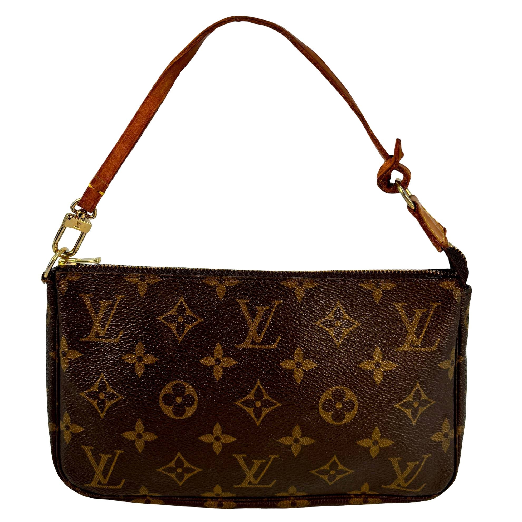 Louis Vuitton Pochette Accessoires Braun Monogram Canvas
