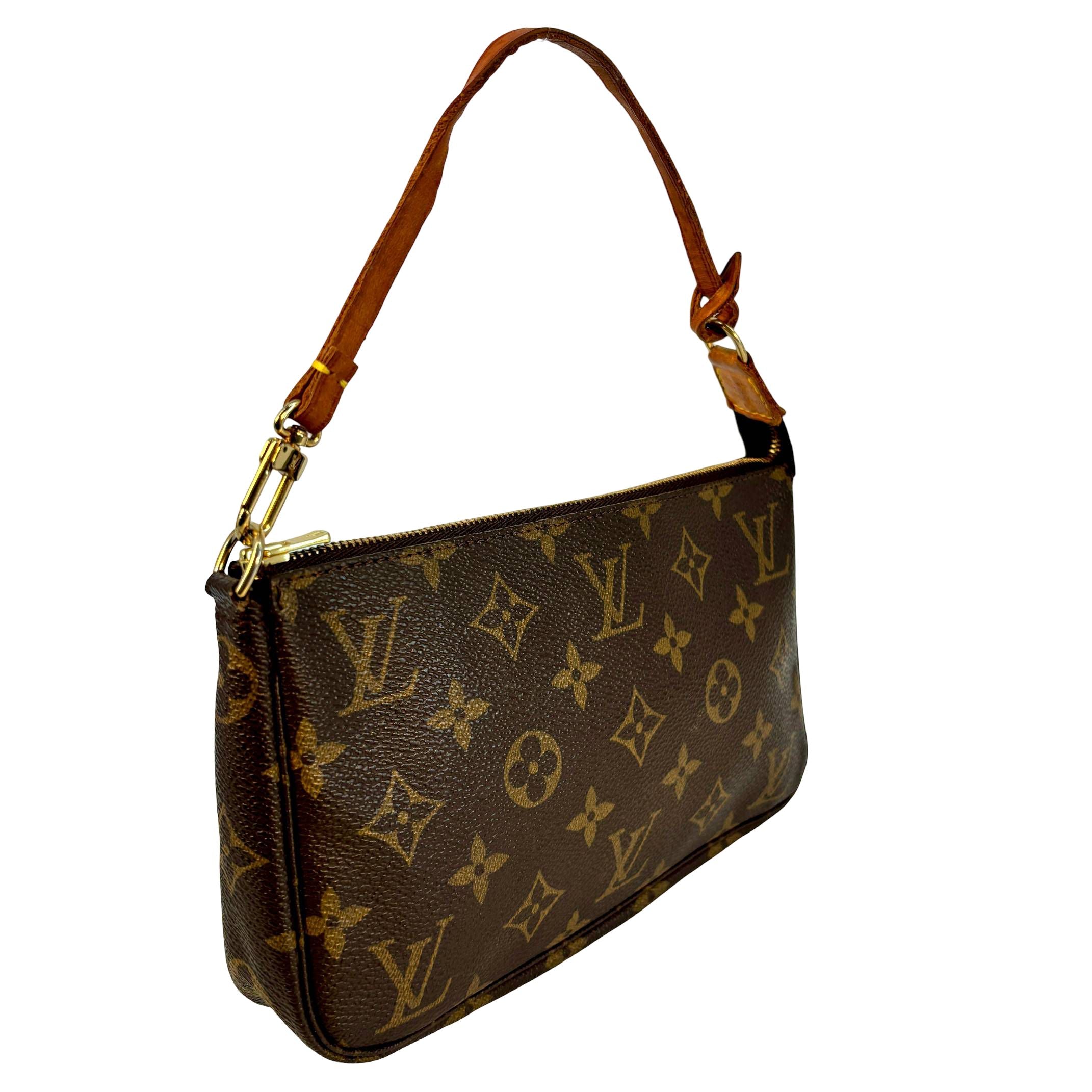 Louis Vuitton Pochette Accessoires Braun Monogram Canvas