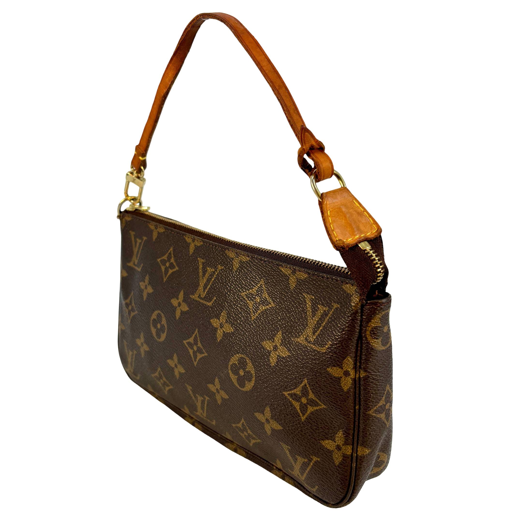 Louis Vuitton Pochette Accessoires Braun Monogram Canvas