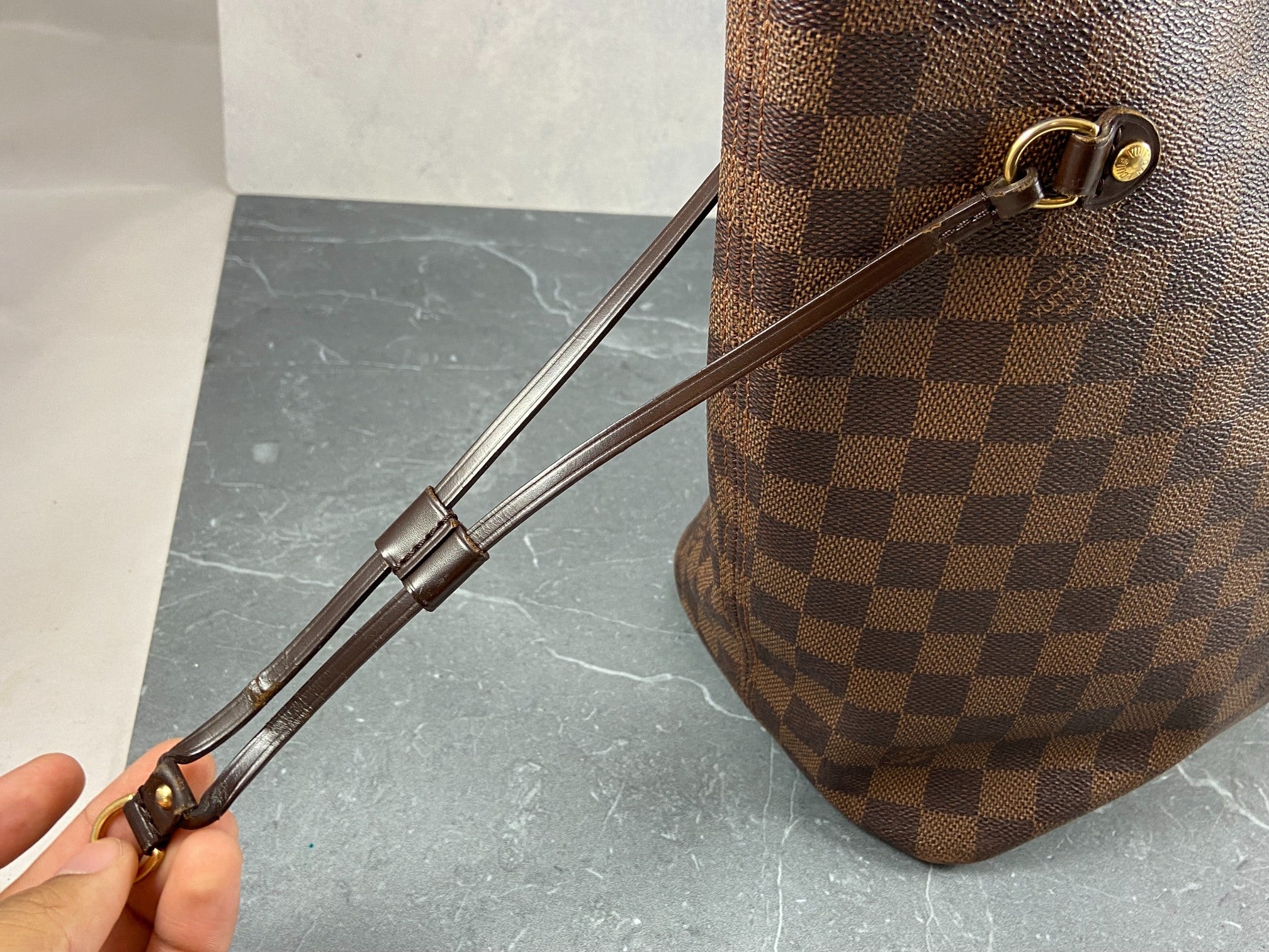 Louis Vuitton Neverfull MM Damier Ebene Canvas