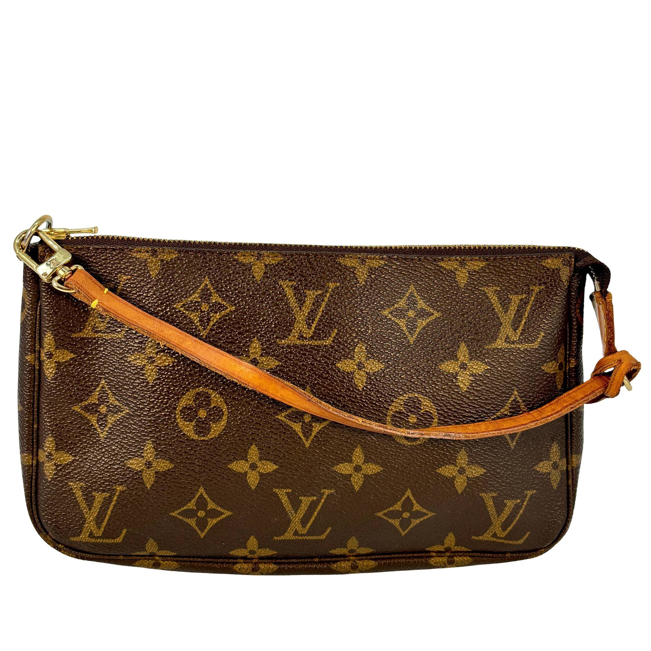 Louis Vuitton Pochette Accessoires Braun Monogram Canvas