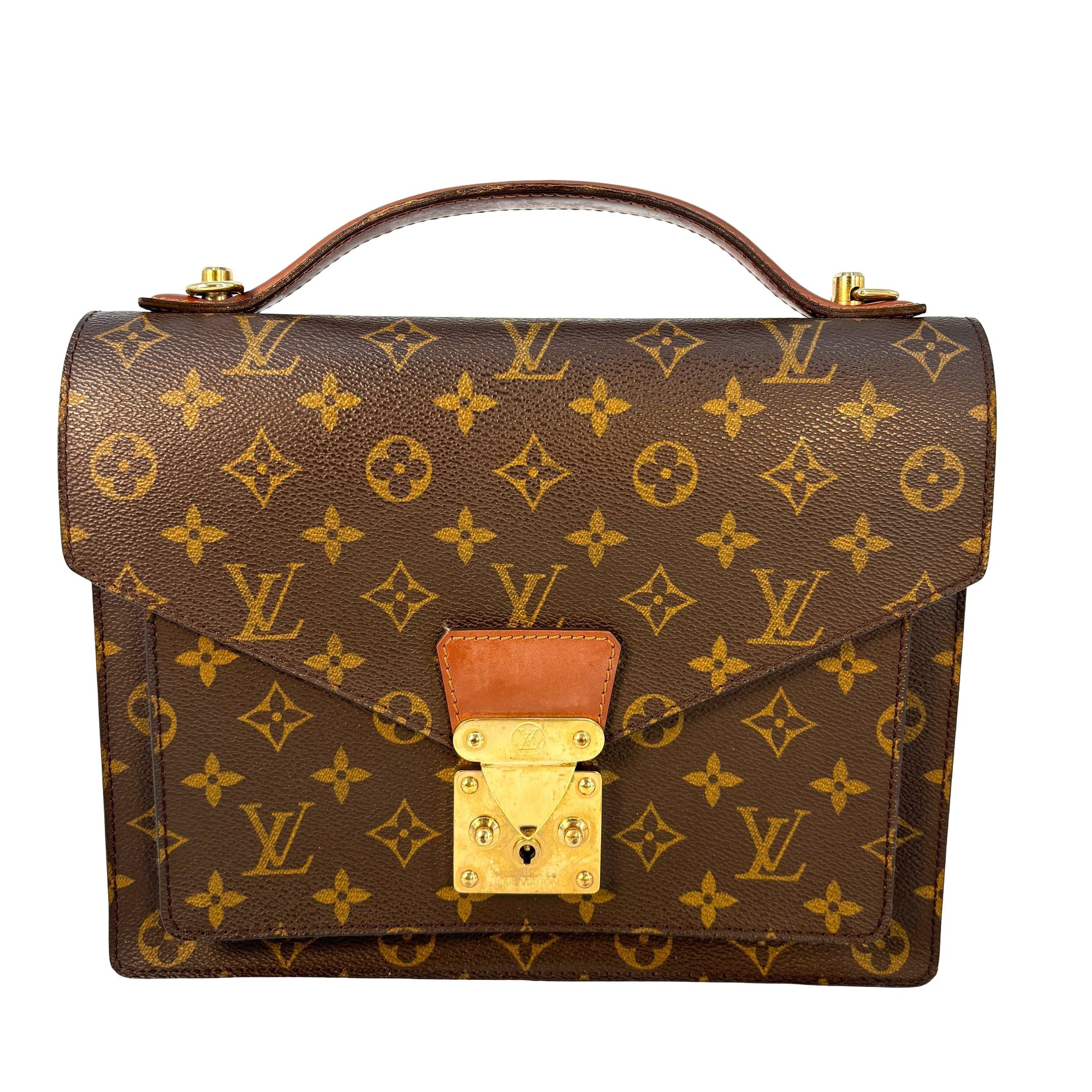 Louis Vuitton Monceau 28 Braun Monogram Canvas