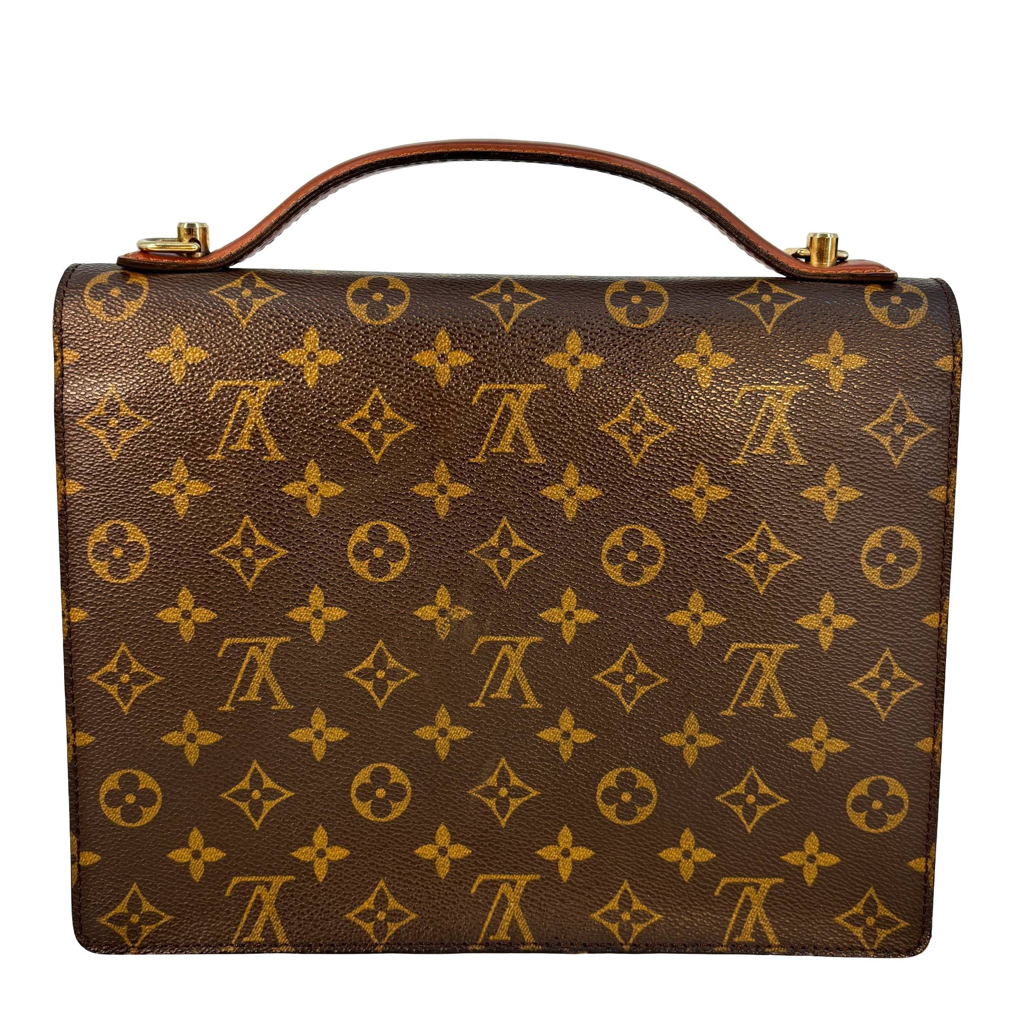 Louis Vuitton Monceau 28 Braun Monogram Canvas