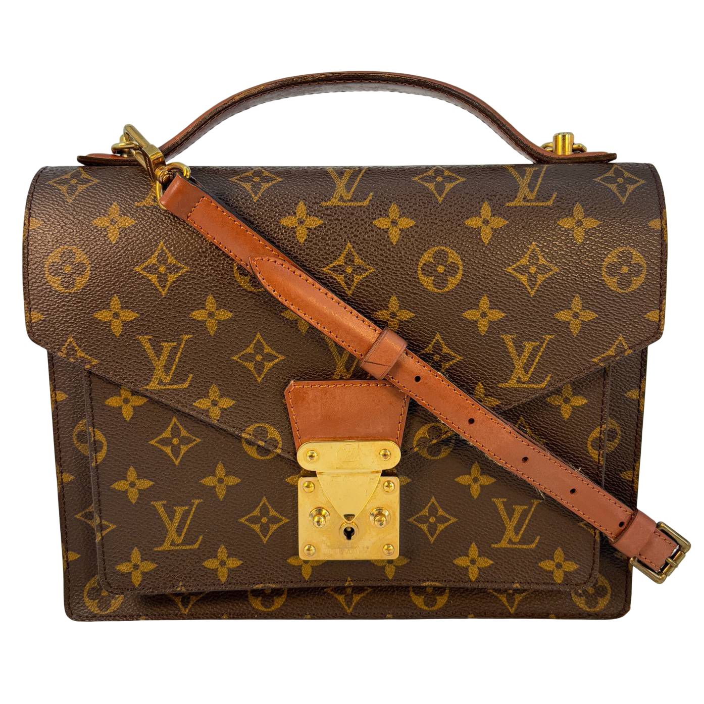 Louis Vuitton Monceau 28 Braun Monogram Canvas