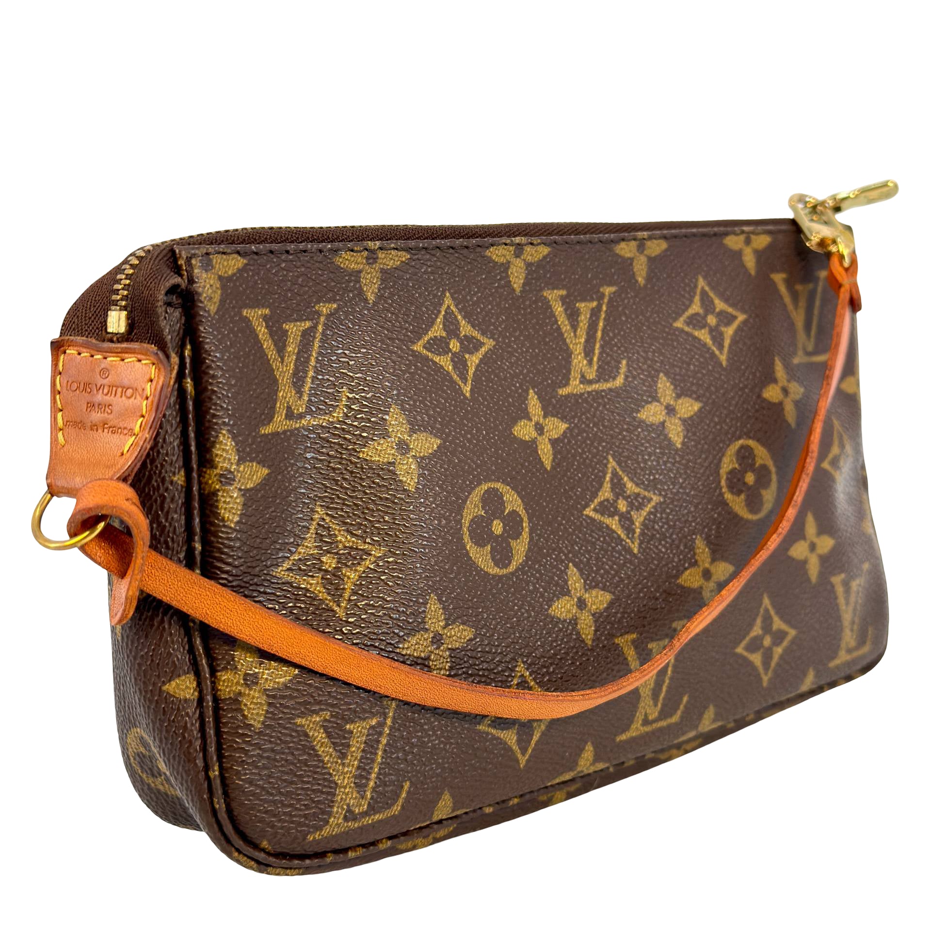 Louis Vuitton Pochette Accessoires Braun Monogram Canvas