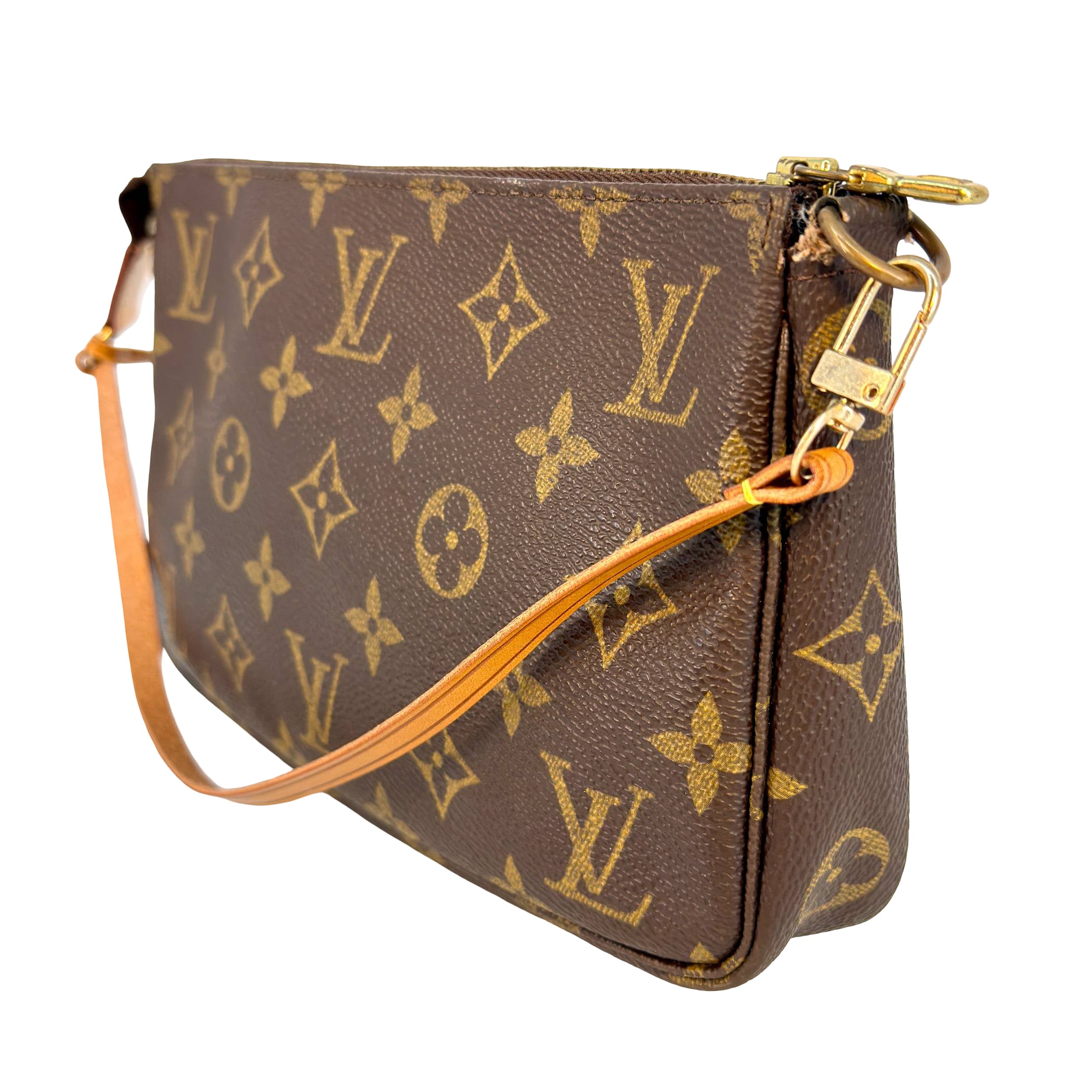 Louis Vuitton Pochette Accessoires Braun Monogram Canvas