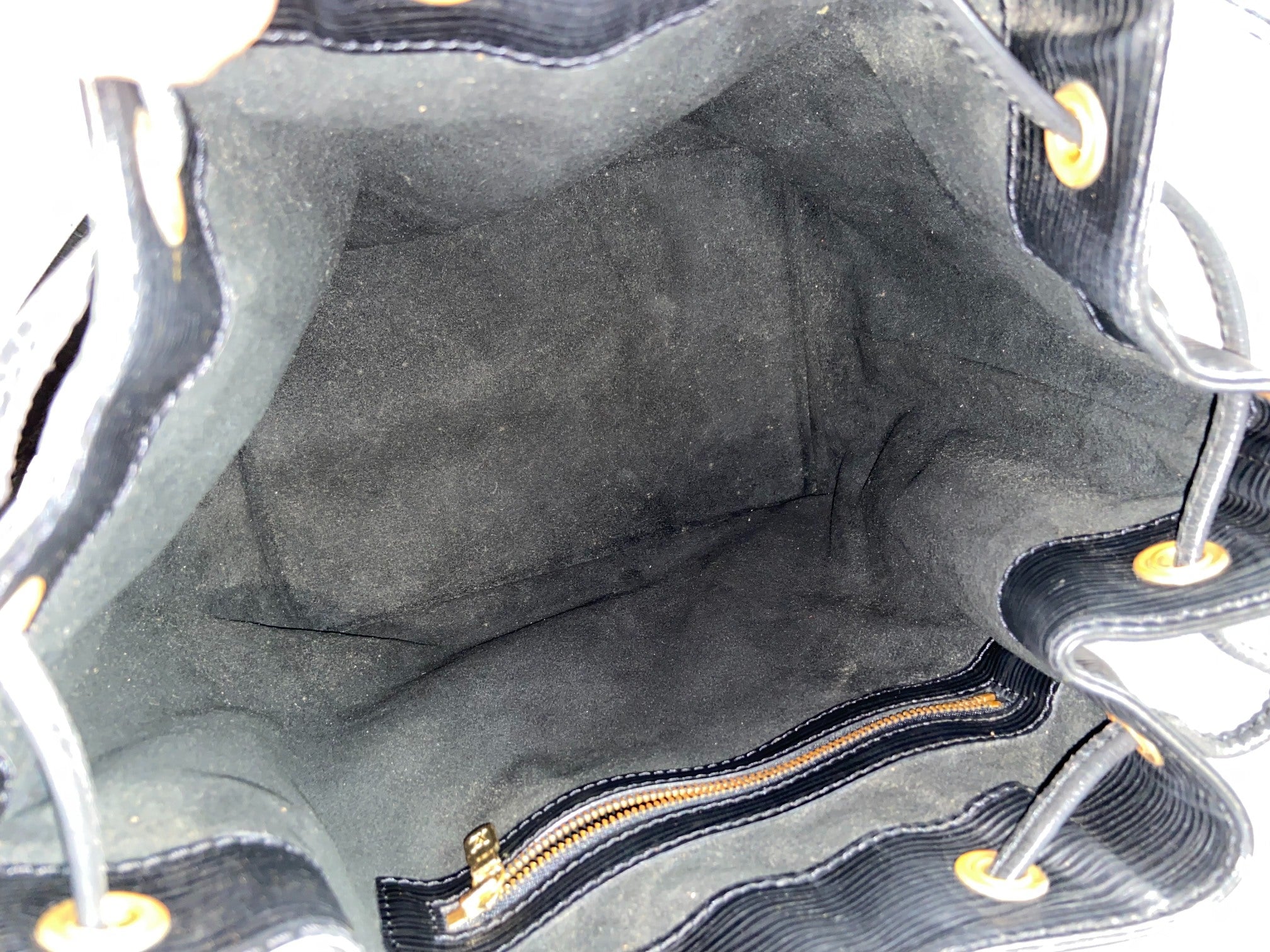 Louis Vuitton Sac Noé Petit Black Epi Leather