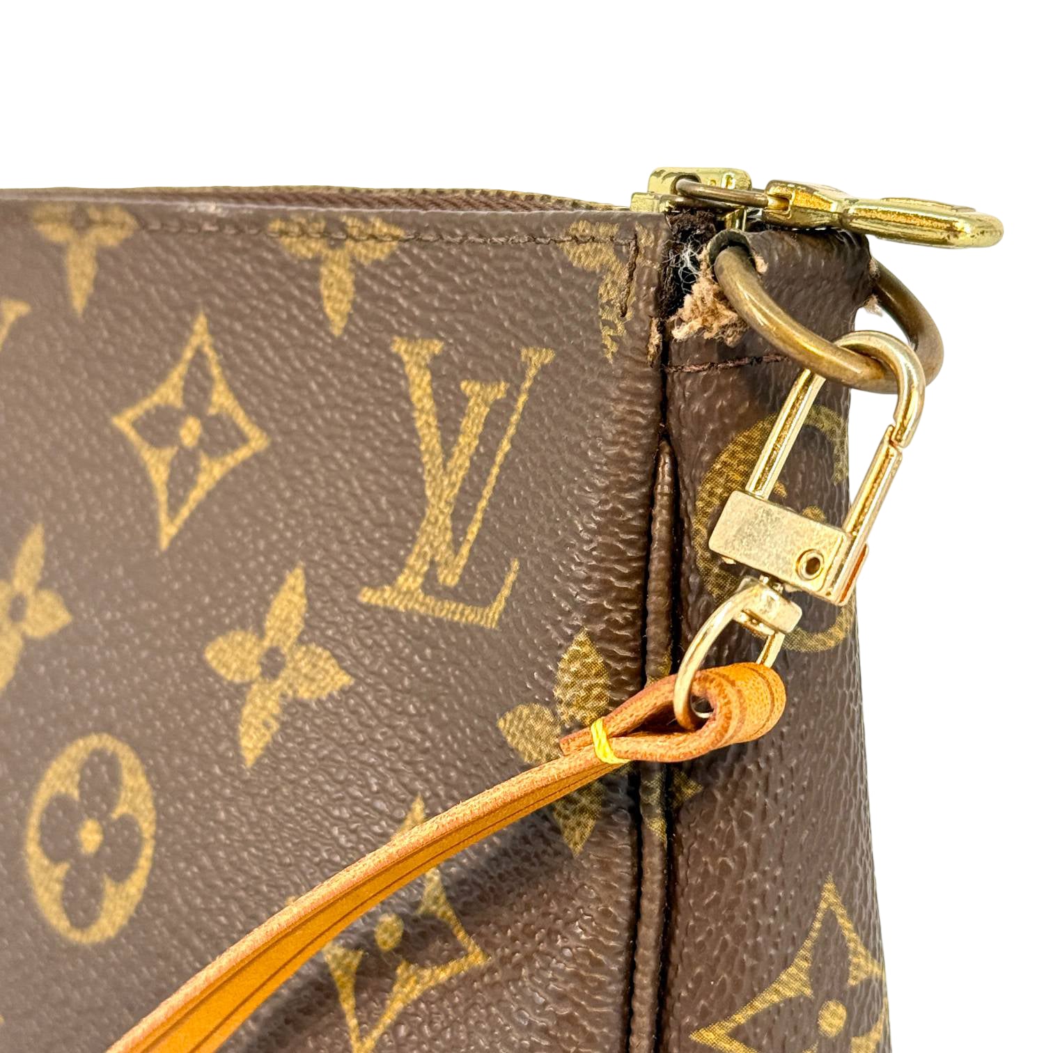 Louis Vuitton Pochette Accessoires Braun Monogram Canvas