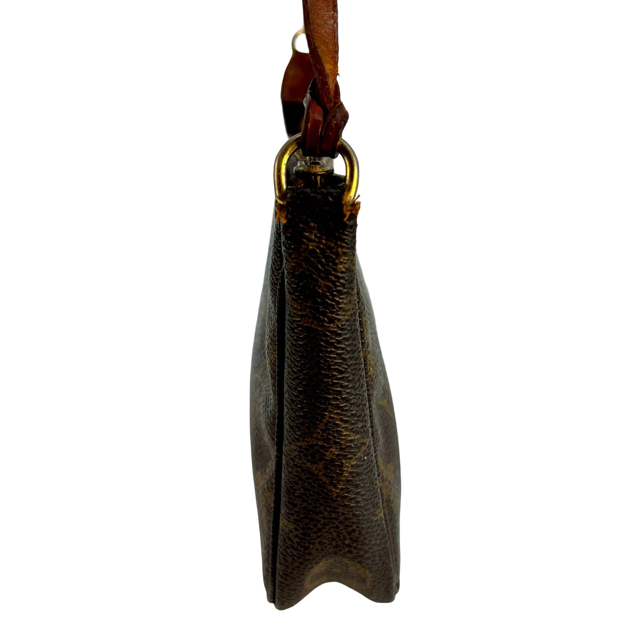 Louis Vuitton Pochette Accessoires Braun Monogram Canvas