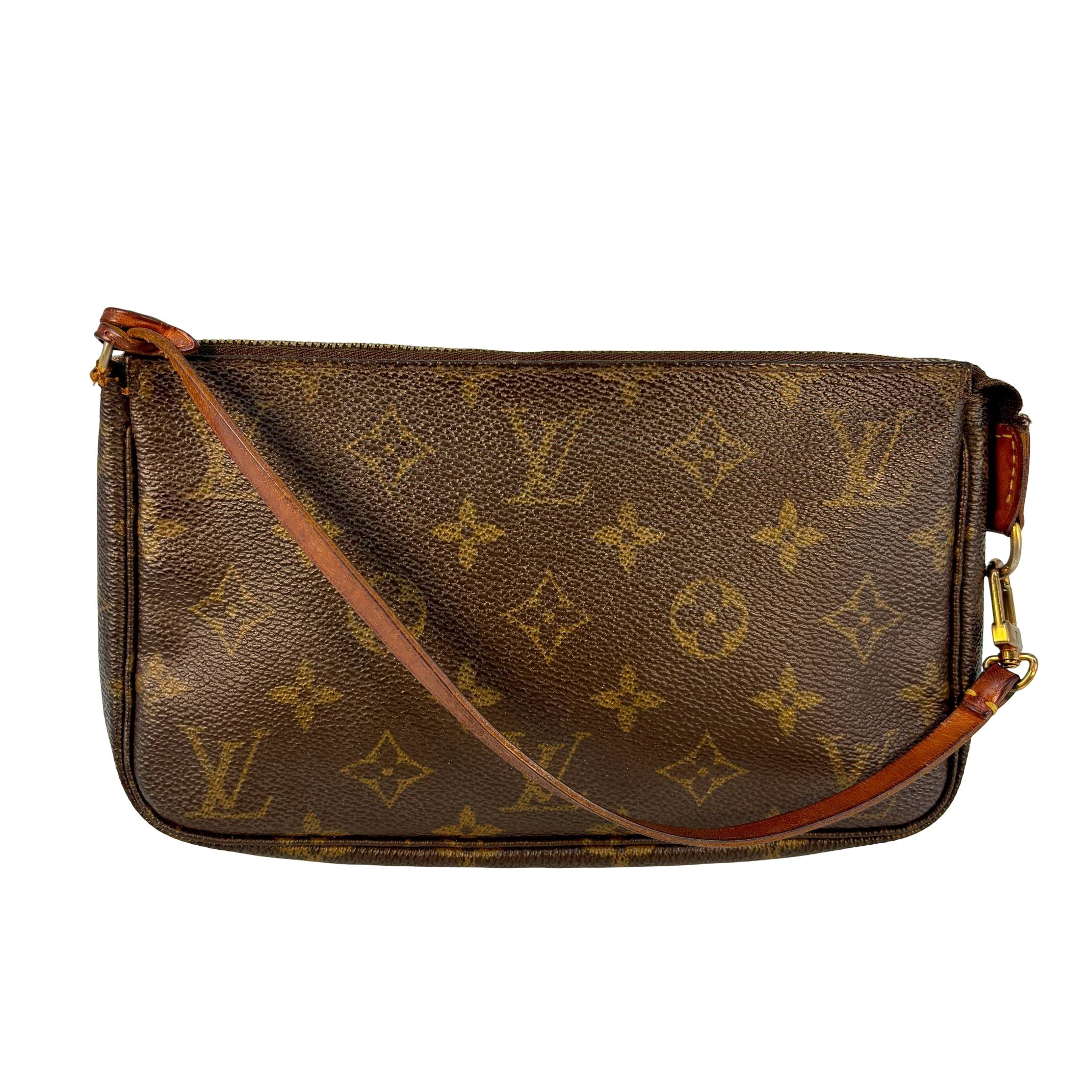 Louis Vuitton Pochette Accessoires Braun Monogram Canvas