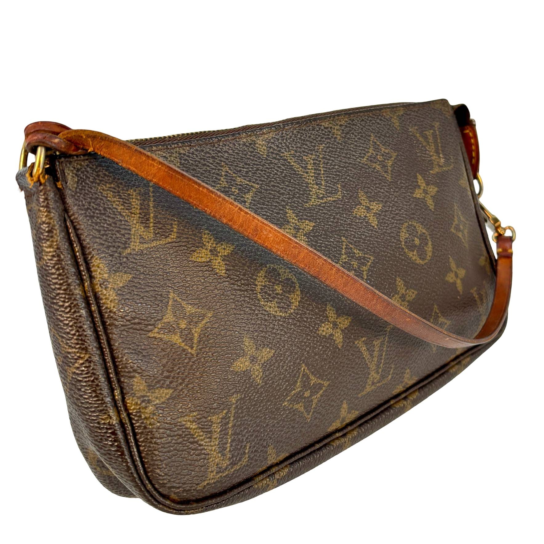 Louis Vuitton Pochette Accessoires Braun Monogram Canvas