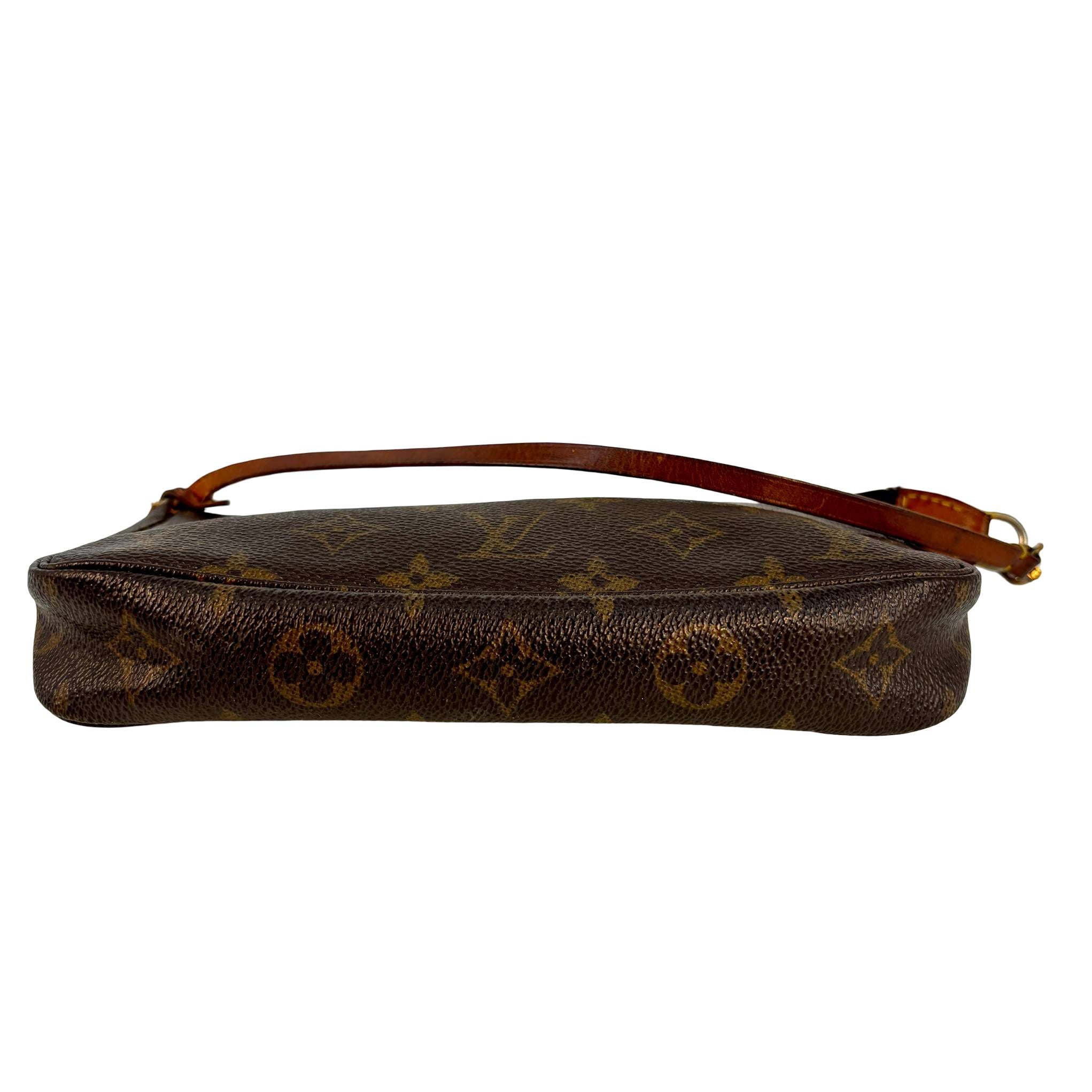 Louis Vuitton Pochette Accessoires Braun Monogram Canvas