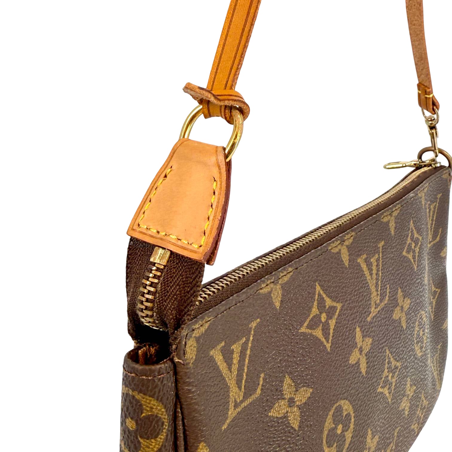 Louis Vuitton Pochette Accessoires Braun Monogram Canvas