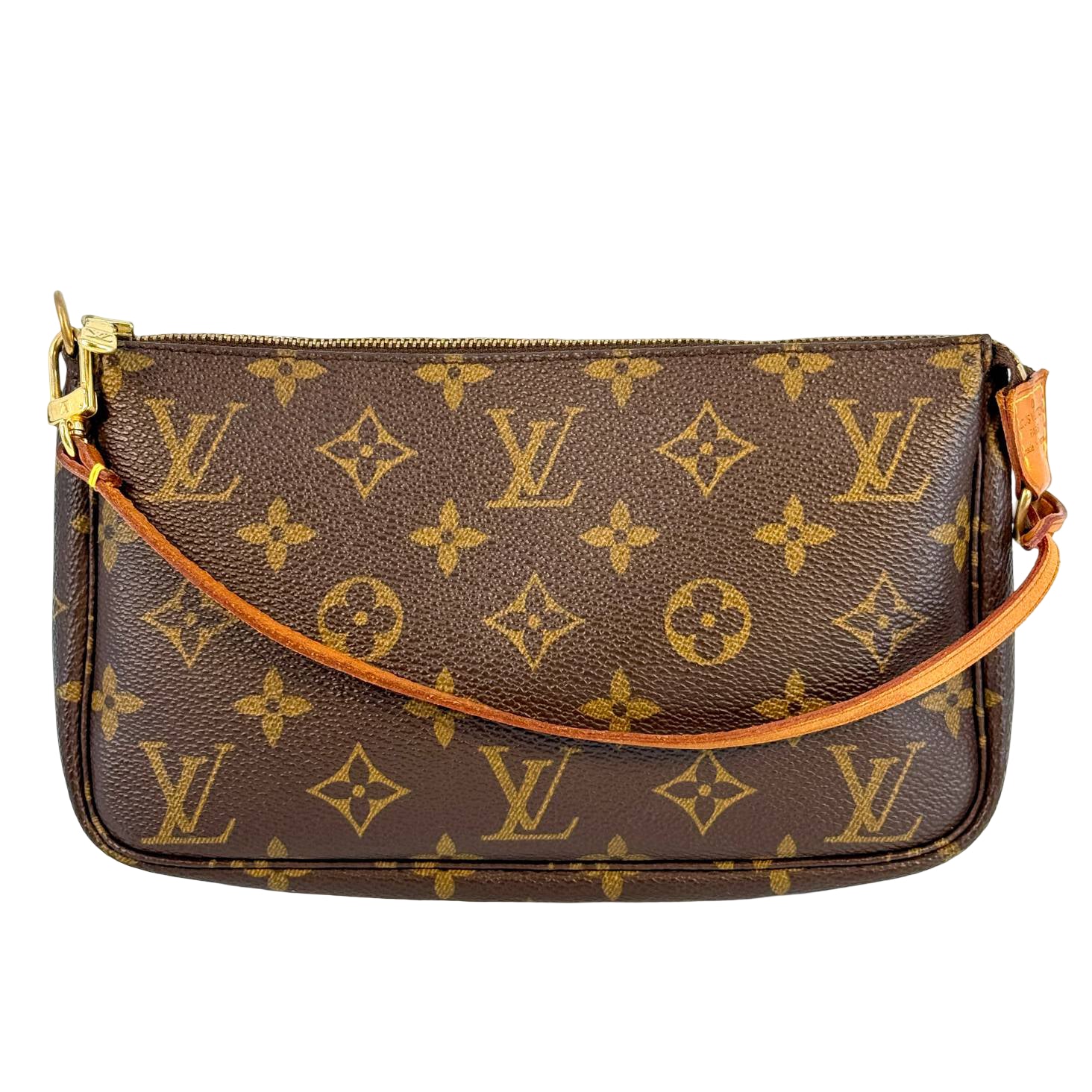Louis Vuitton Pochette Accessoires Braun Monogram Canvas