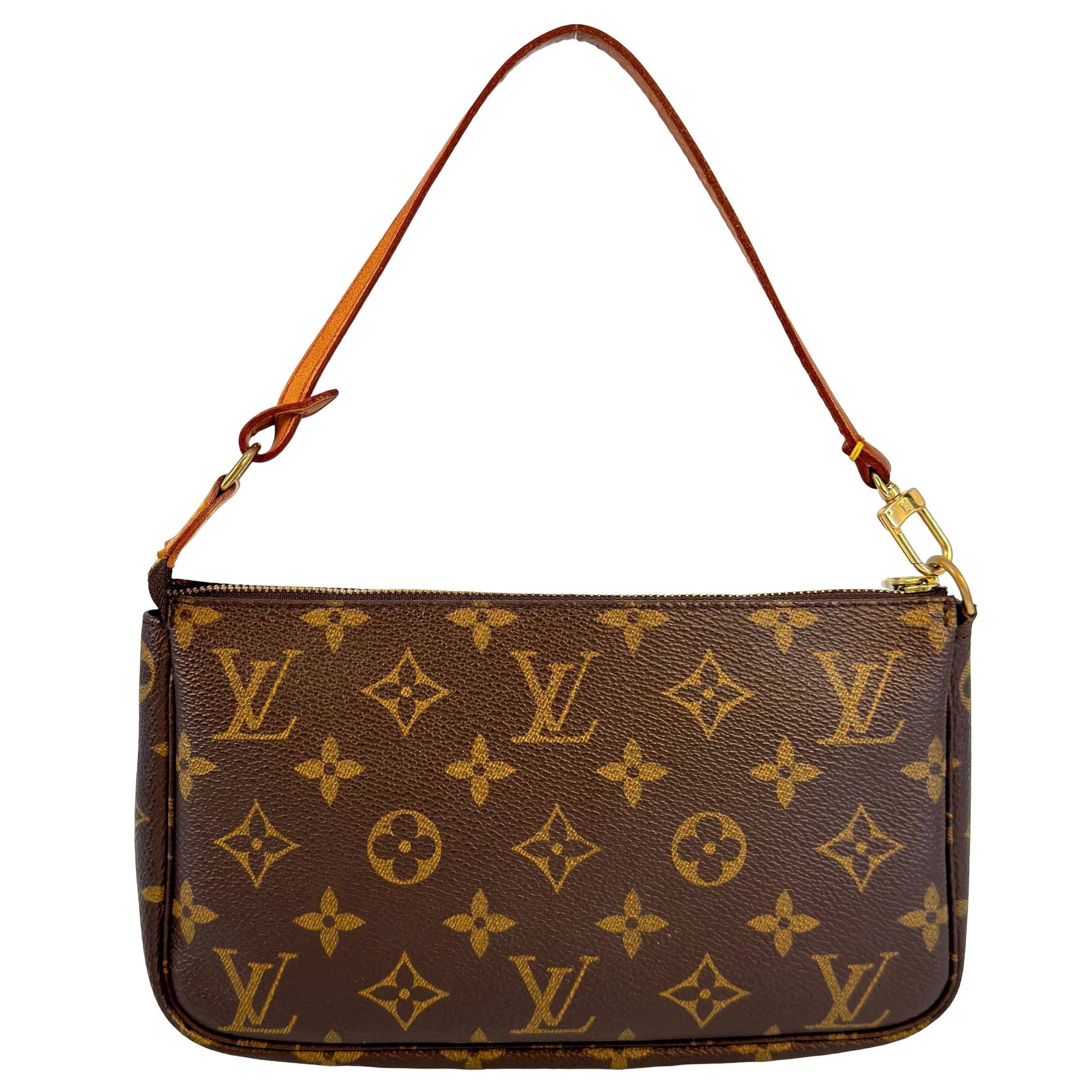 Louis Vuitton Pochette Accessoires Braun Monogram Canvas