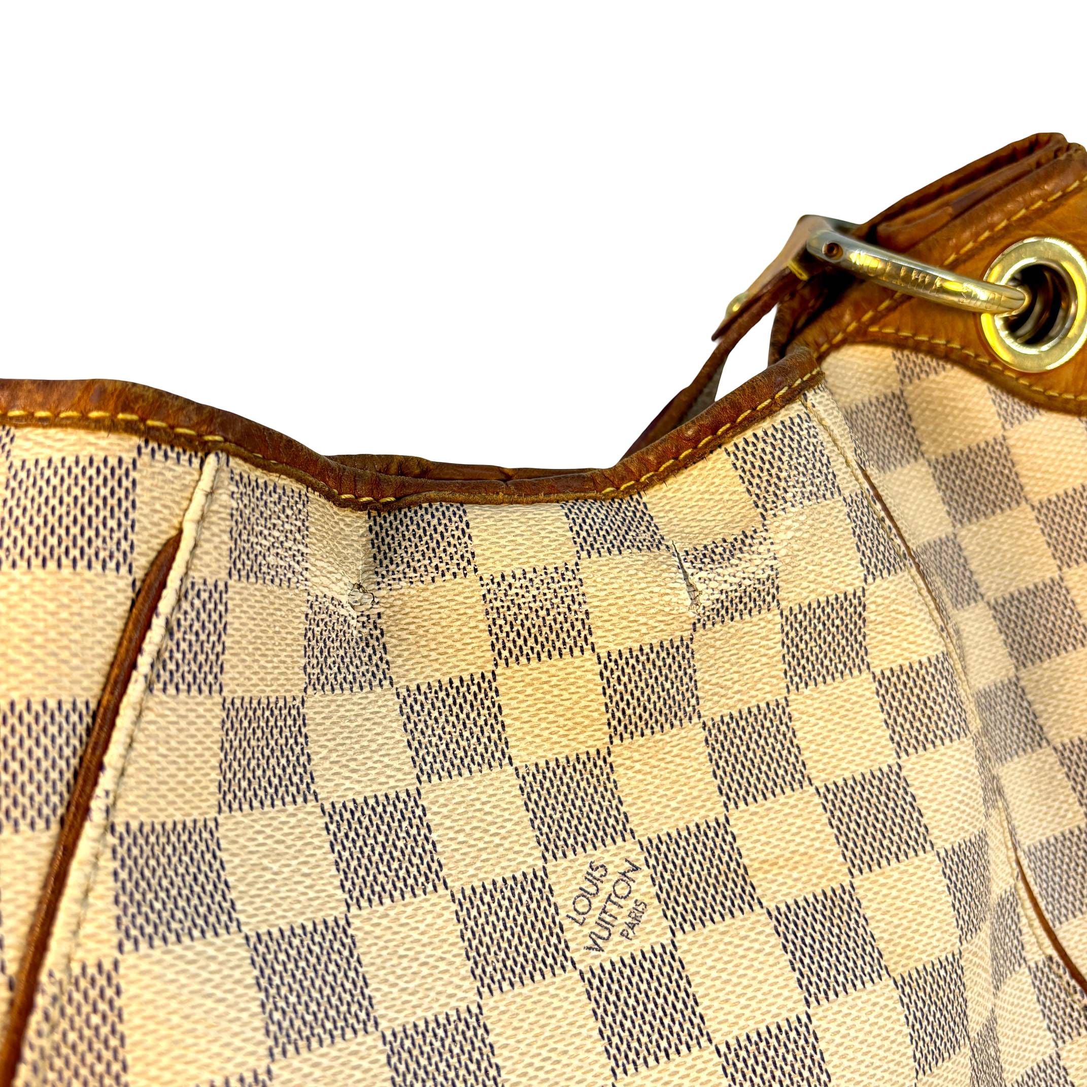 Louis Vuitton Galliera PM Weiß Damier Azur Canvas