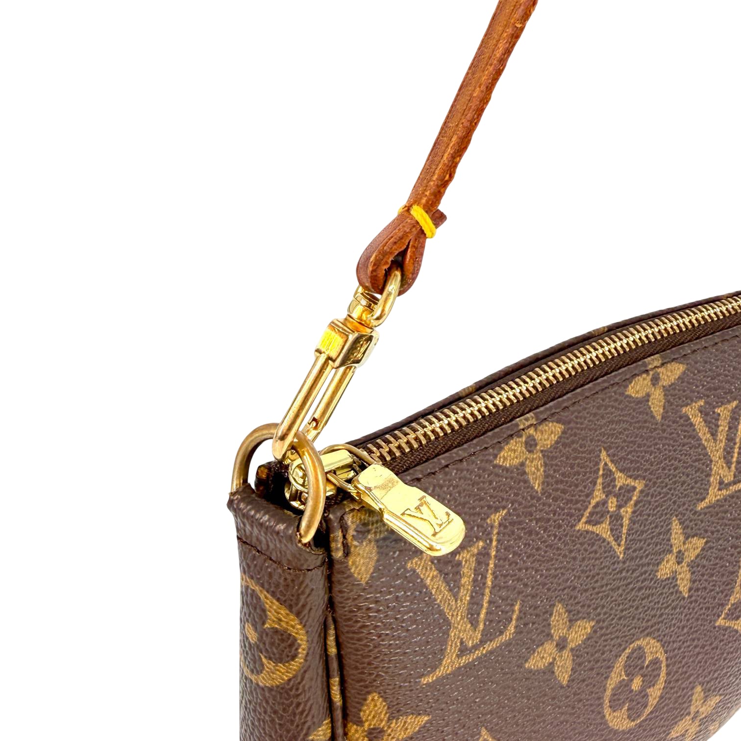Louis Vuitton Pochette Accessoires Braun Monogram Canvas