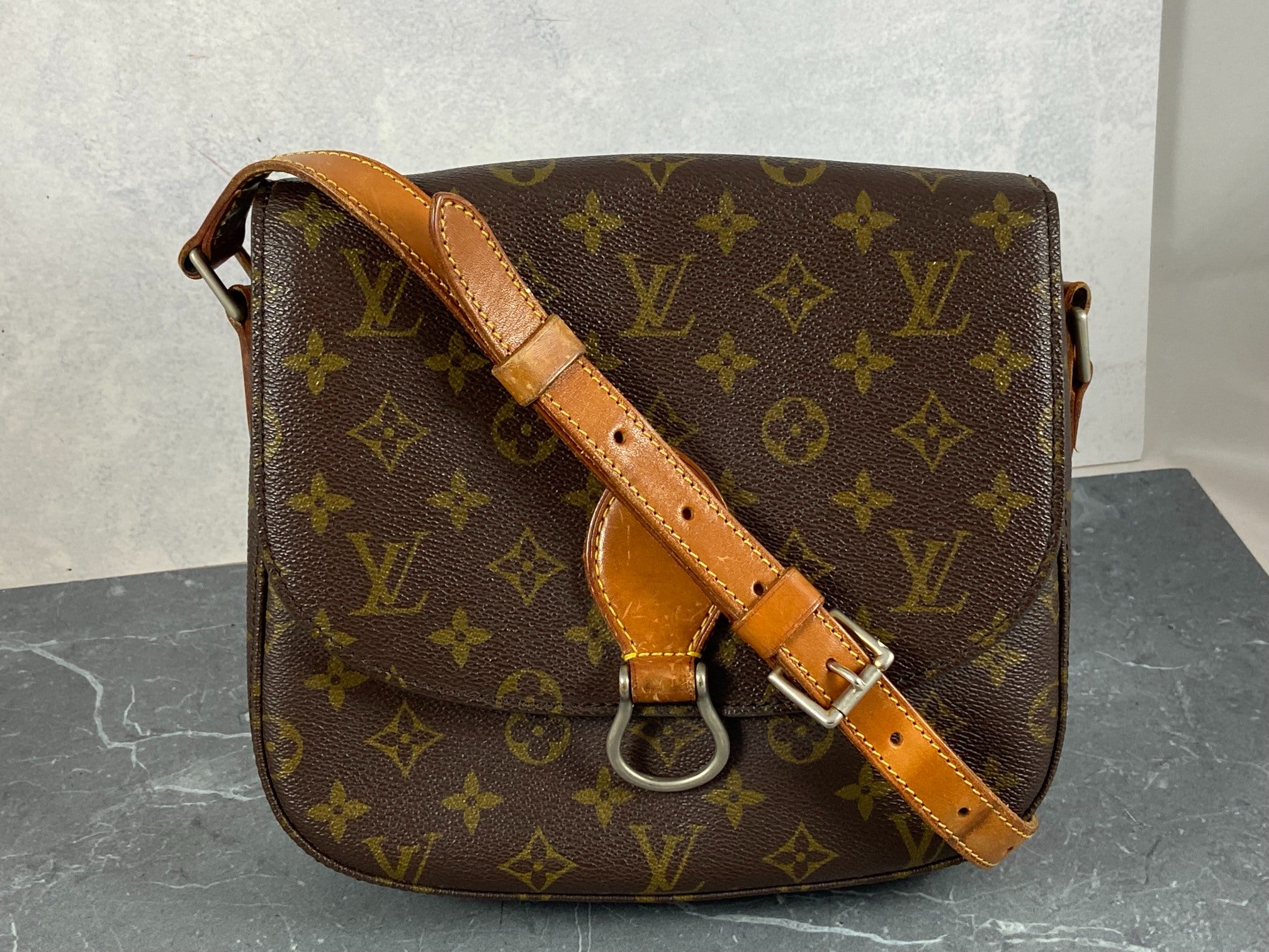 Louis Vuitton Saint Cloud GM Shoulder Bag Monogram Canvas