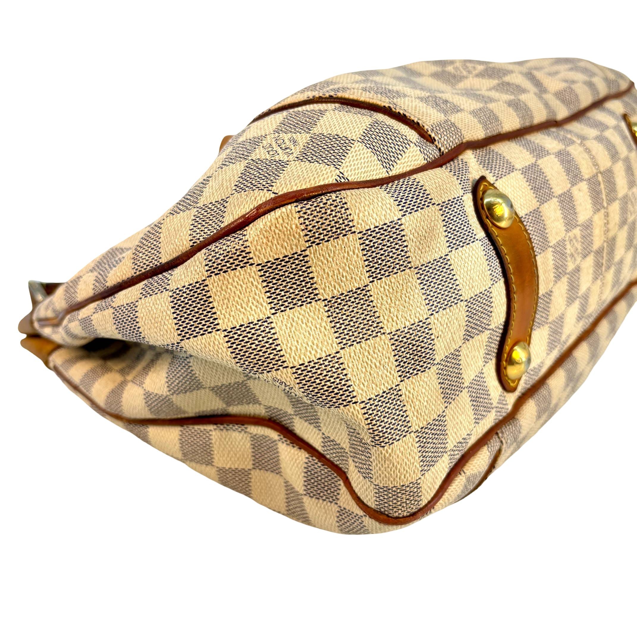 Louis Vuitton Galliera PM Weiß Damier Azur Canvas