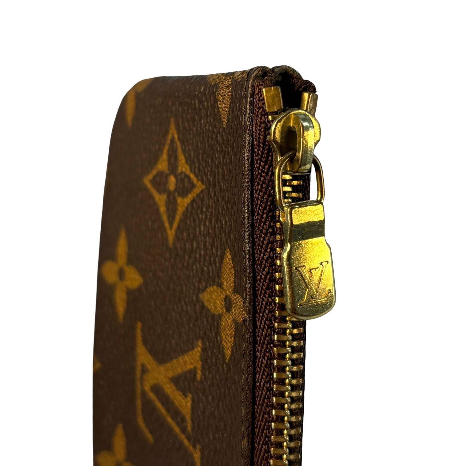 Louis Vuitton Pochette Clés Braun Monogram Canvas