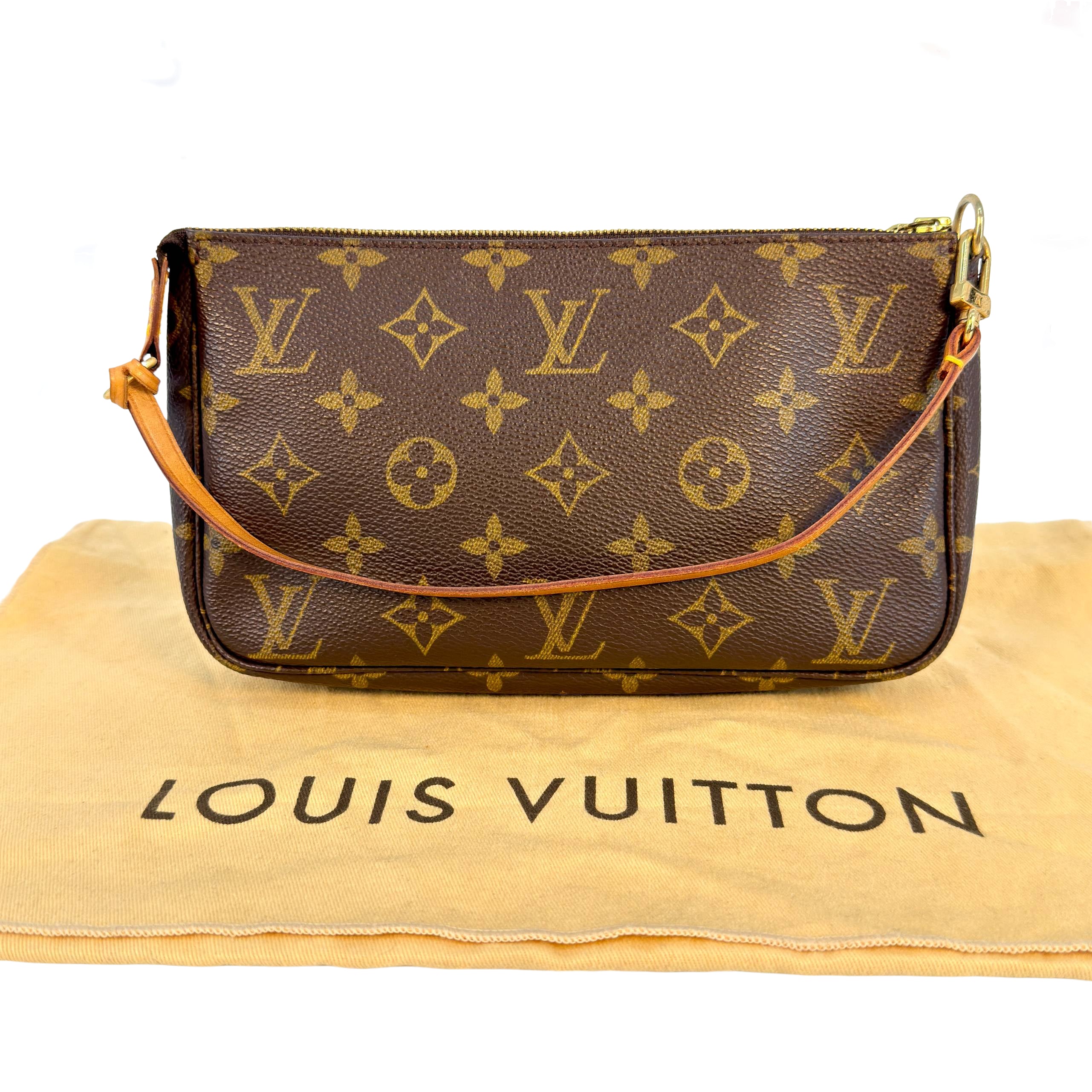 Louis Vuitton Pochette Accessoires Braun Monogram Canvas